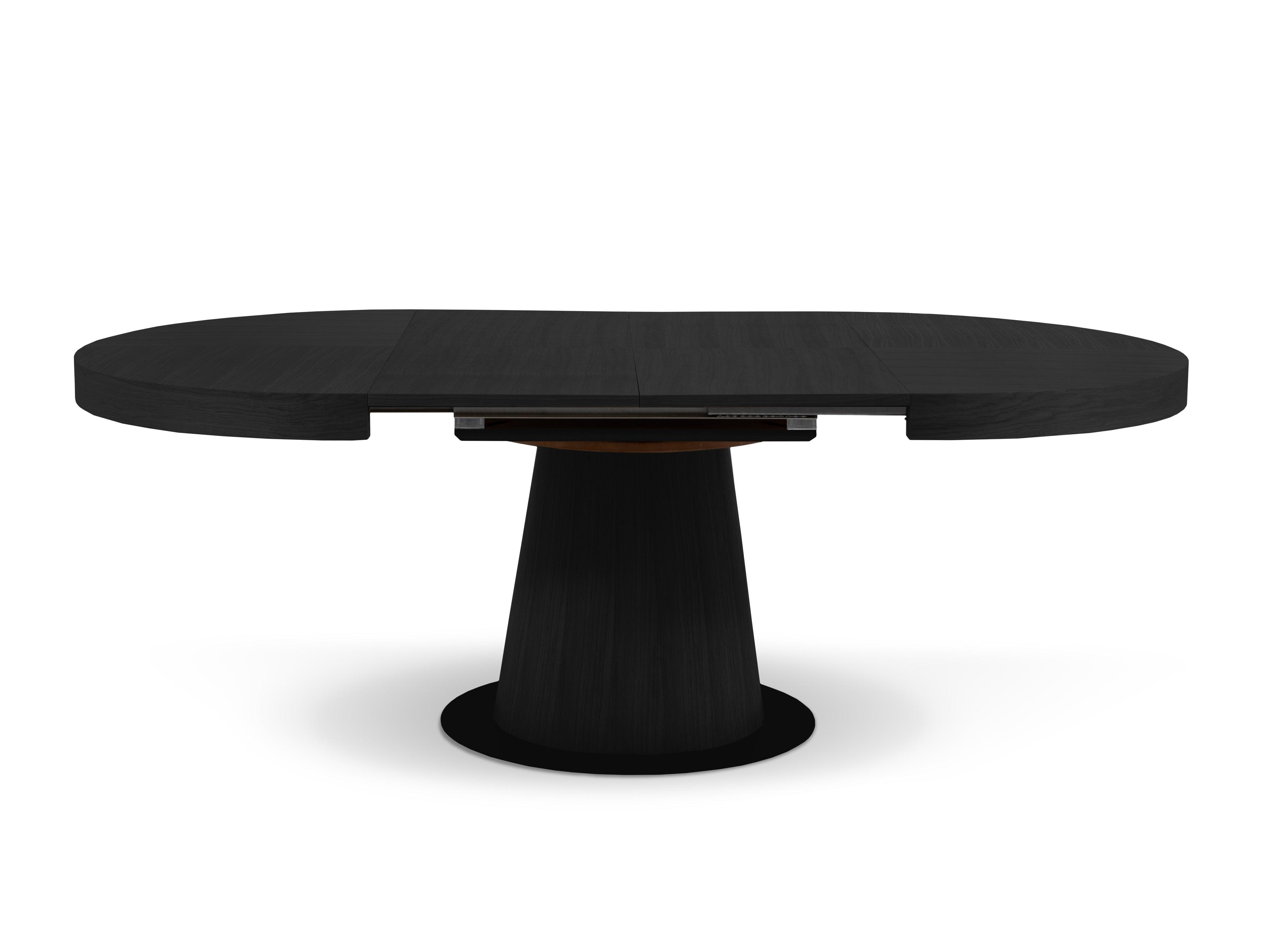 Stół okrągły rozkładany LAICA czarny dąb Windsor & Co    Eye on Design