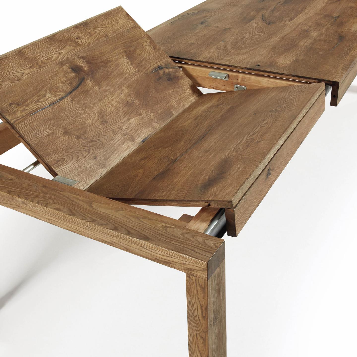 Stół rozkładany BRIVA postarzany fornir dębowy La Forma    Eye on Design