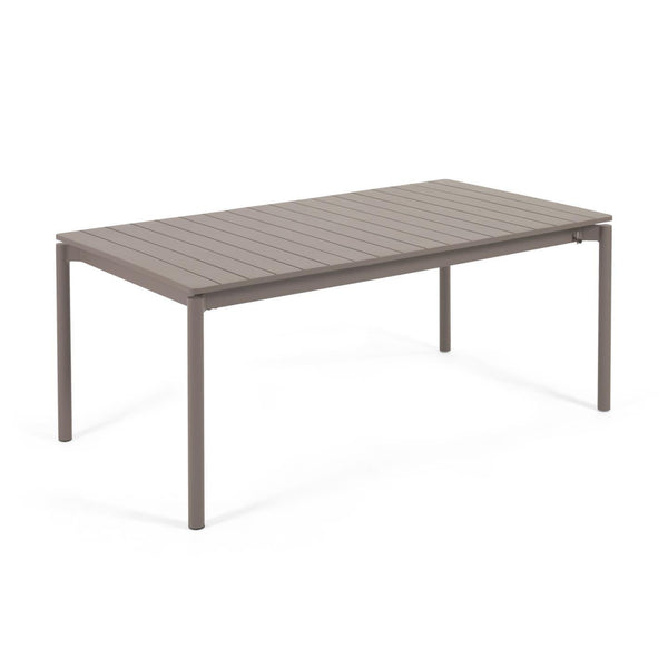 Stół rozkładany ogrodowy ZALTANA brązowy La Forma 100x180-240 cm   Eye on Design