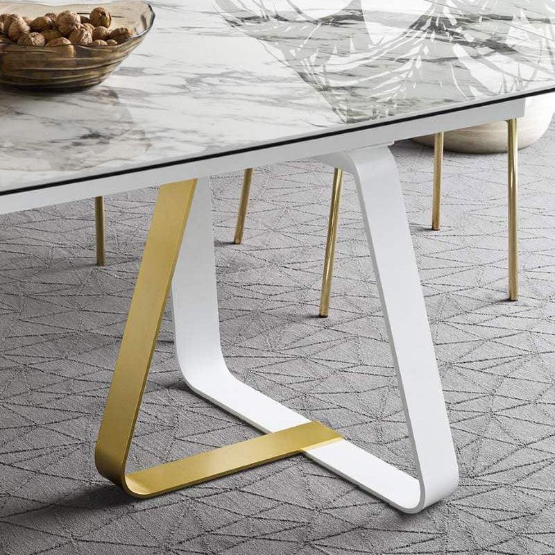 Stół rozkładany prostokątny SUNSHINE antracytowy marmur Calligaris    Eye on Design