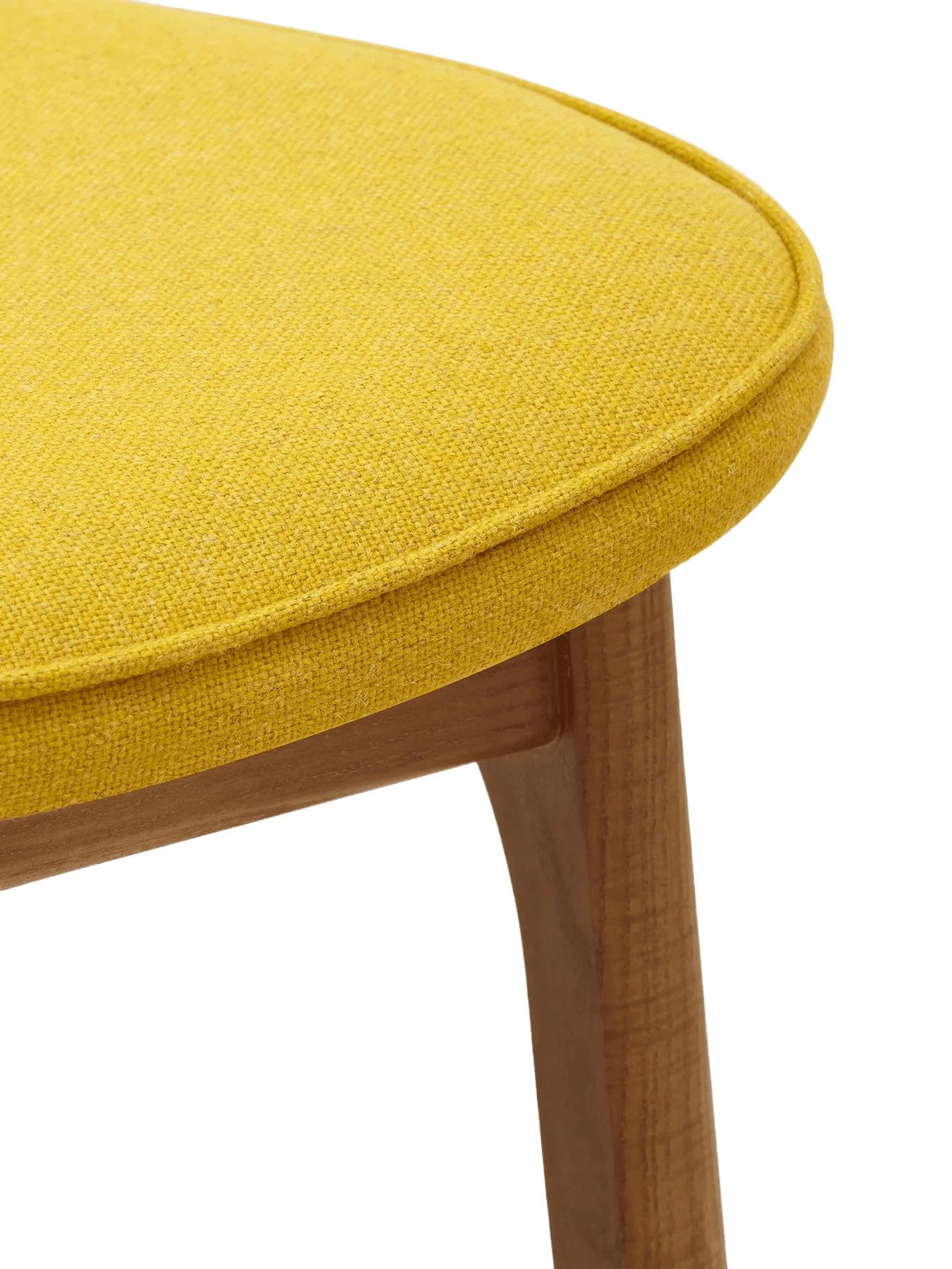 Stołek barowy 200-190 żółty w tkaninie Wool Mustard 366 concept    Eye on Design