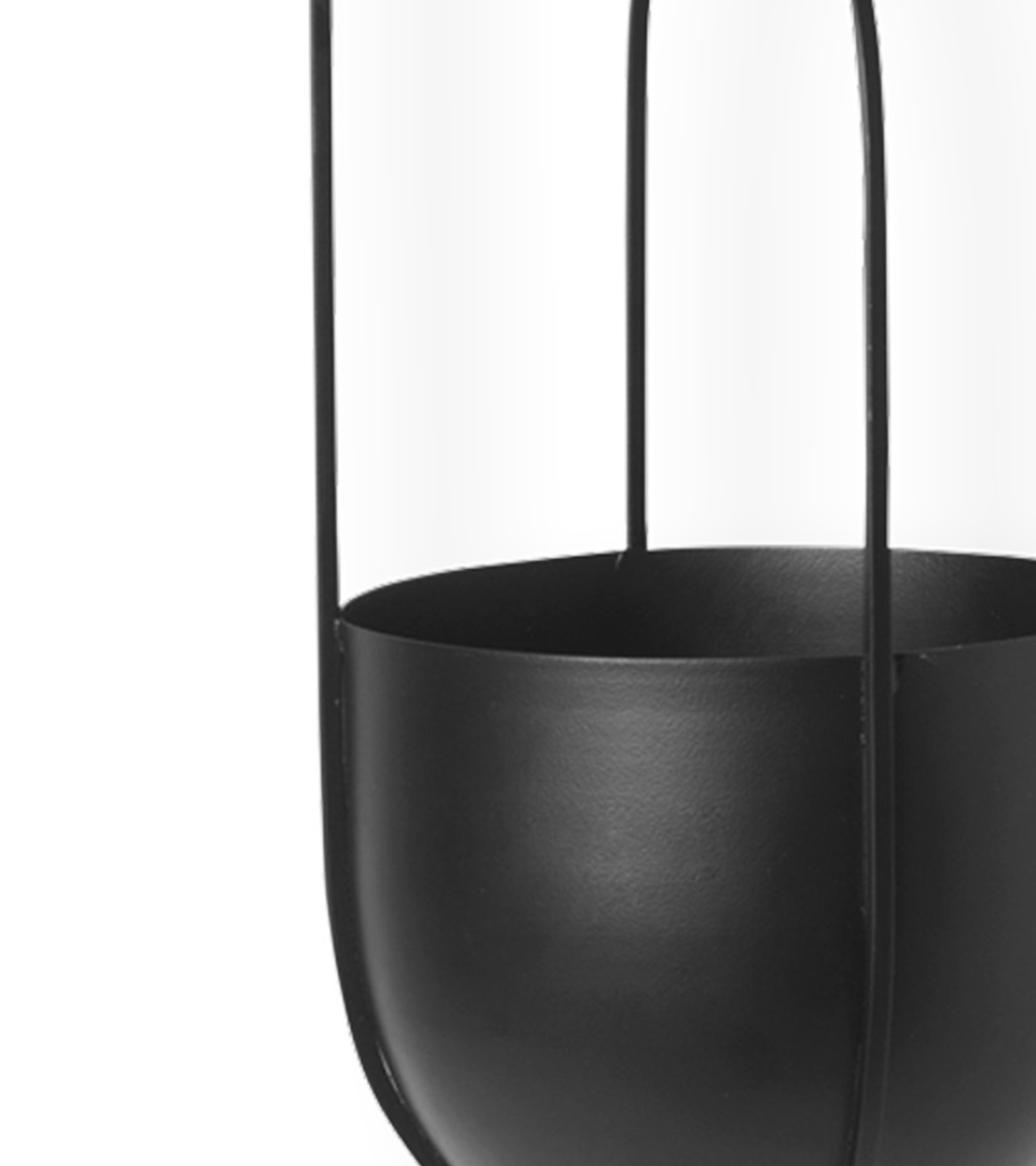 Wisząca doniczka HANGING DECO POT czarny