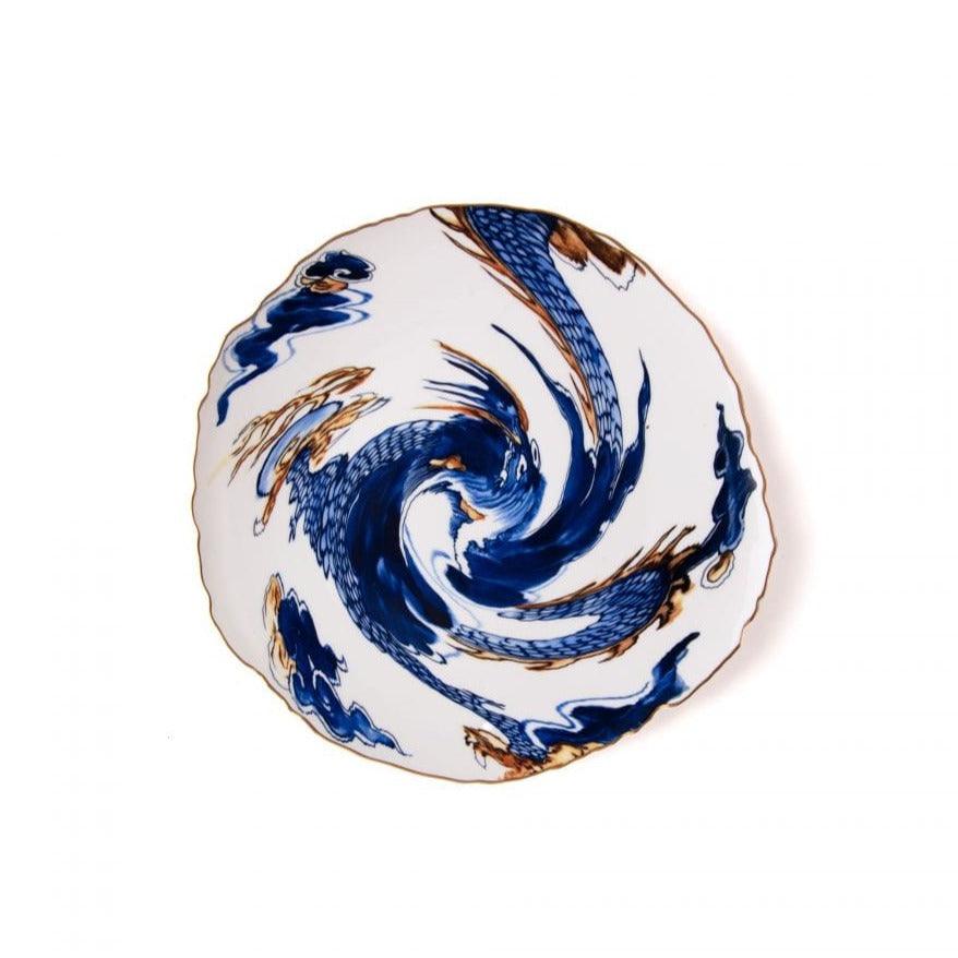 Talerz CLASSICS ON ACID - IMARI DRAGON porcelanowy Seletti    Eye on Design