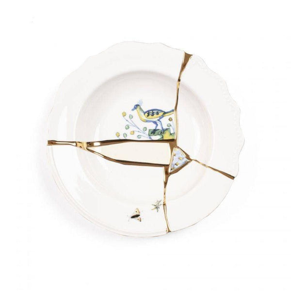 Talerz głęboki KINTSUGI #3 porcelanowy Seletti    Eye on Design