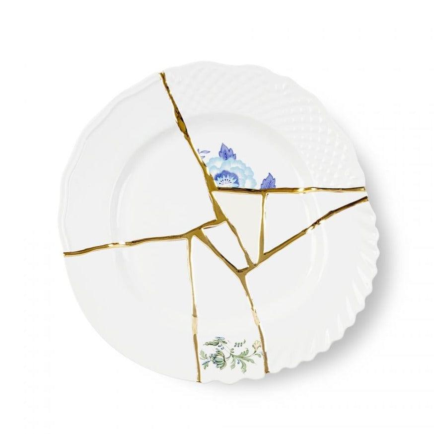 Talerz obiadowy KINTSUGI #2 porcelanowy Seletti    Eye on Design