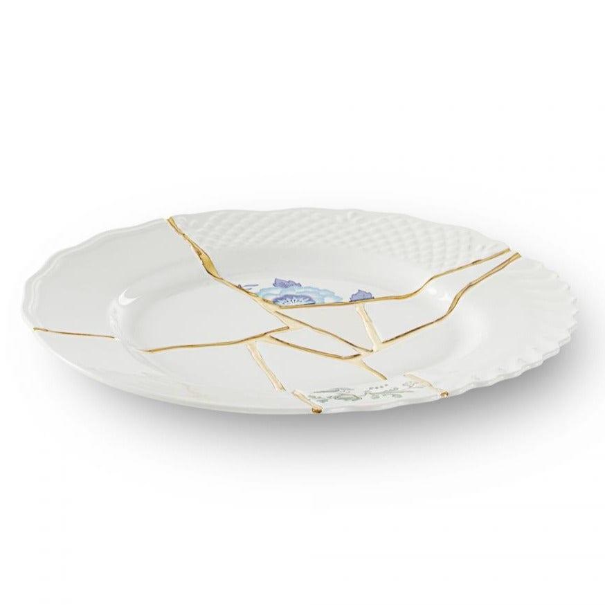 Talerz obiadowy KINTSUGI #2 porcelanowy Seletti    Eye on Design