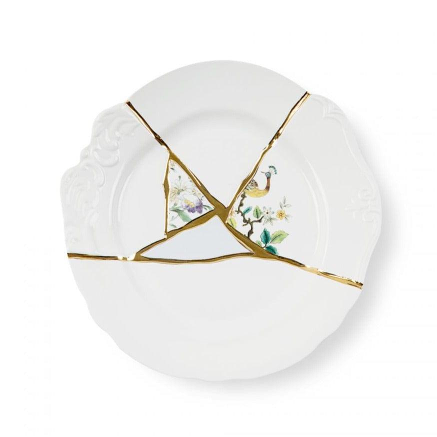 Talerz obiadowy KINTSUGI #3 porcelanowy Seletti    Eye on Design