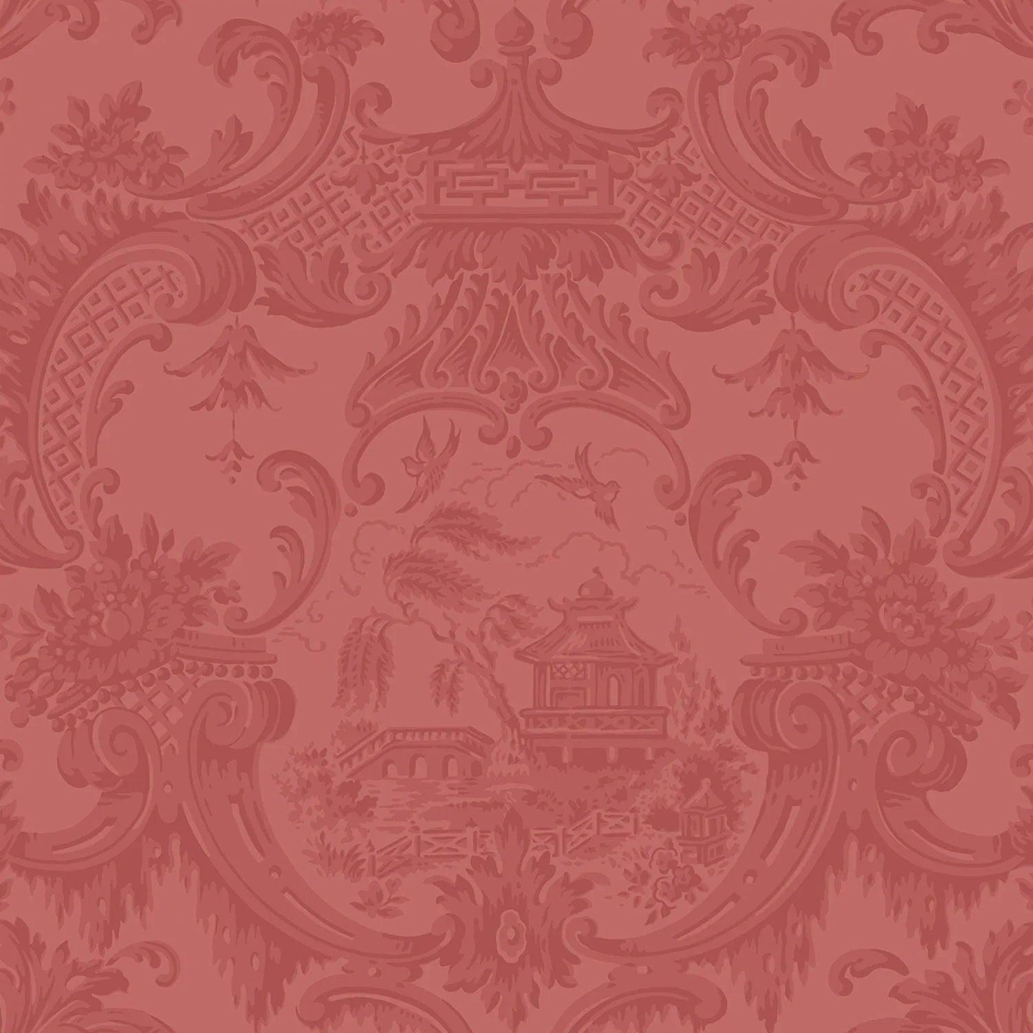 Tapeta ARCHIVE ANTHOLOGY - Chippendale China czerwony Cole & Son    Eye on Design