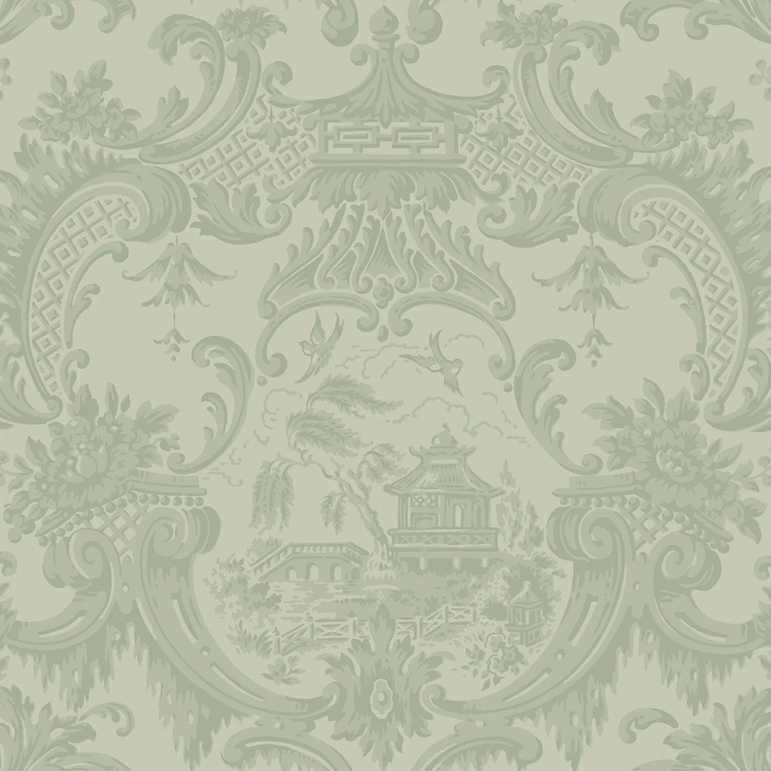 Tapeta ARCHIVE ANTHOLOGY - Chippendale China oliwkowy Cole & Son Default Title   Eye on Design