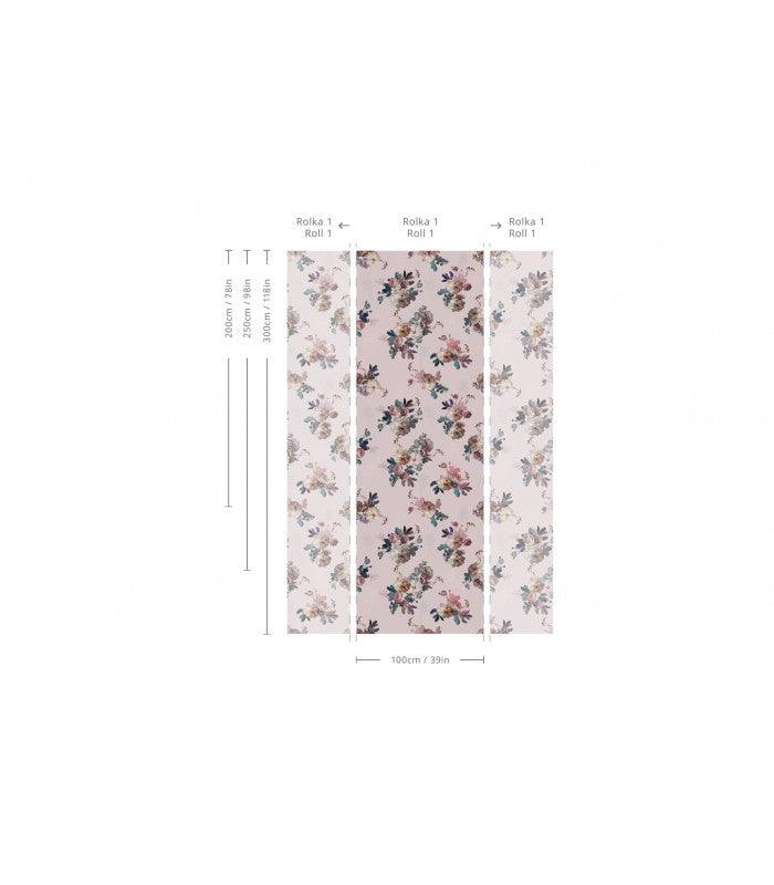 Tapeta Blush Garden Pink Wallcolors    Eye on Design