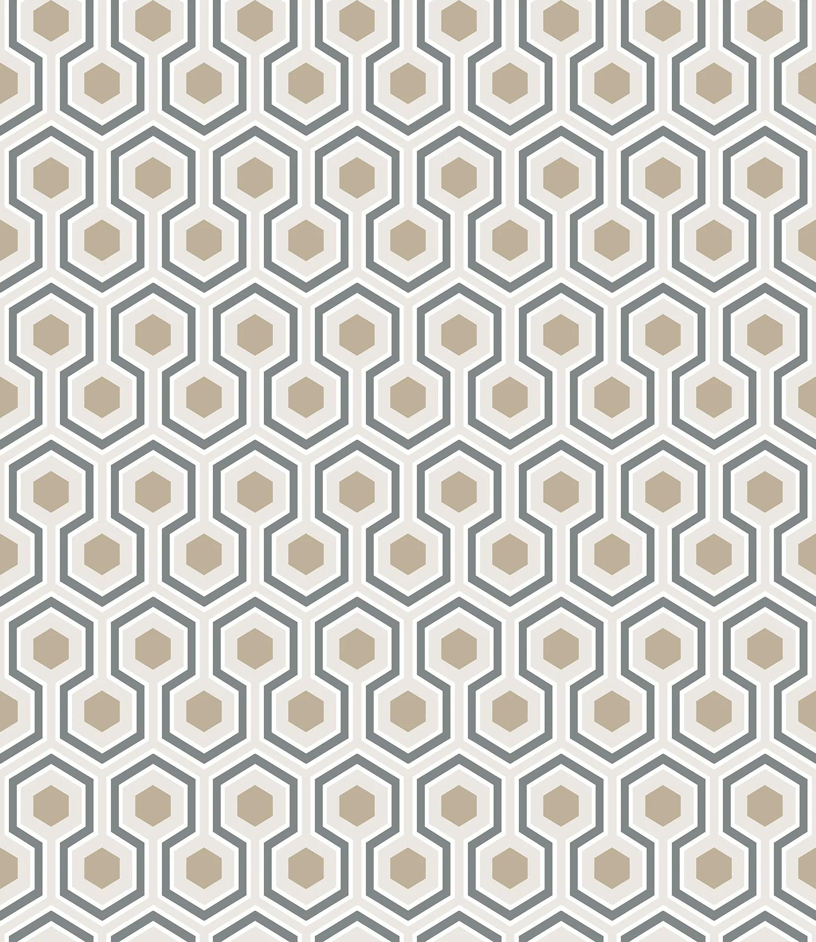 Tapeta CONTEMPORARY COLLECTION - Hicks' Hexagon biały Cole & Son Default Title   Eye on Design