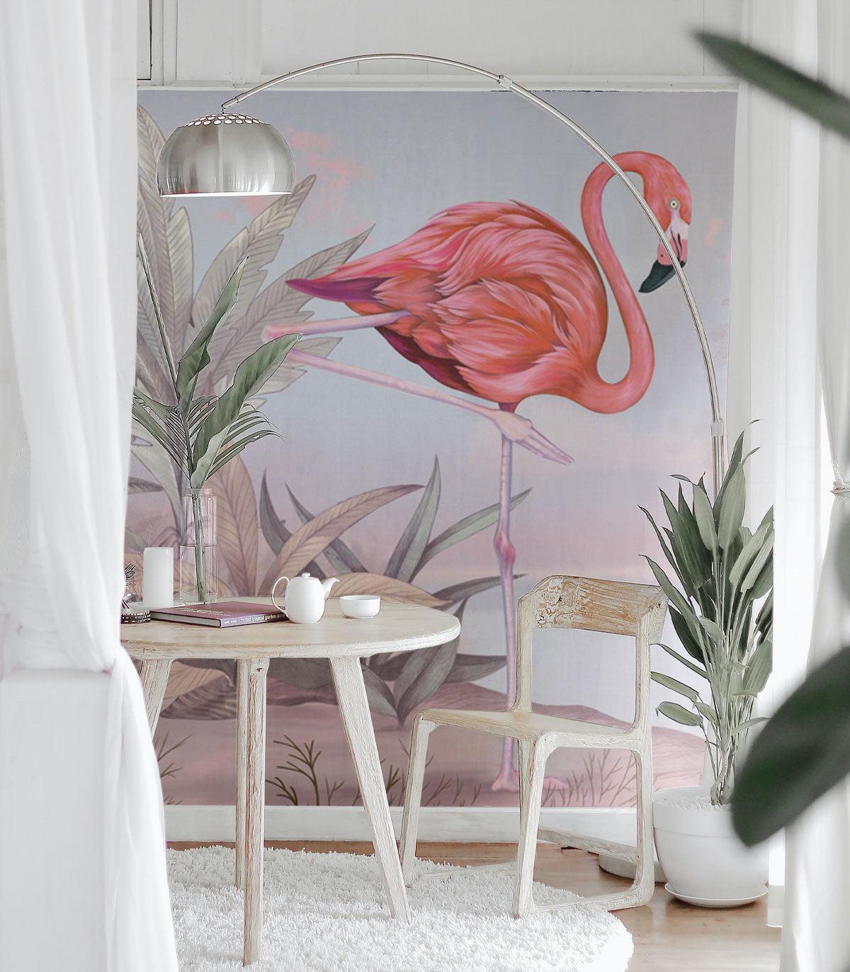 Tapeta CRIMSON FLAMINGO PINK Wallcolors    Eye on Design