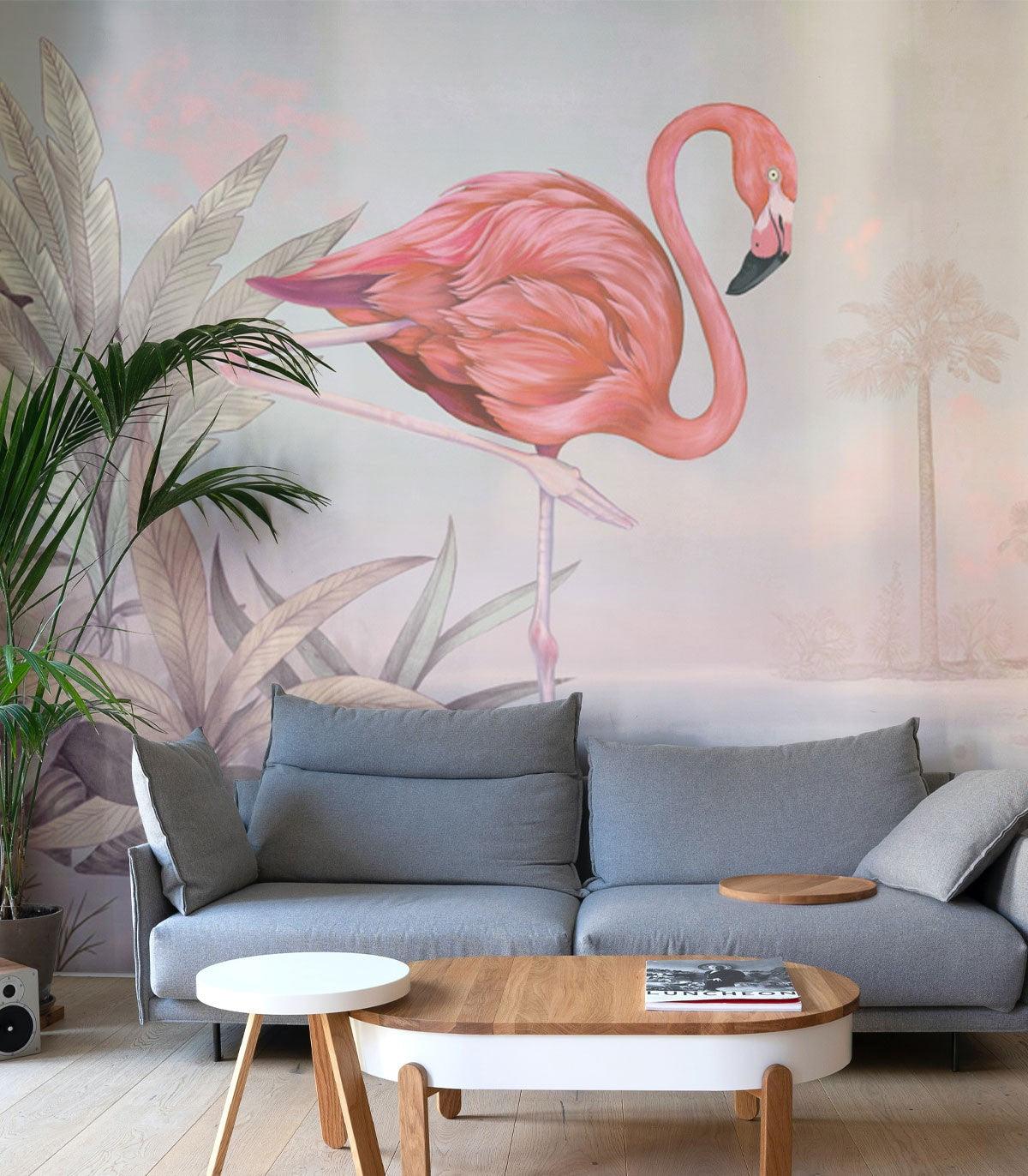 Tapeta CRIMSON FLAMINGO PINK Wallcolors    Eye on Design