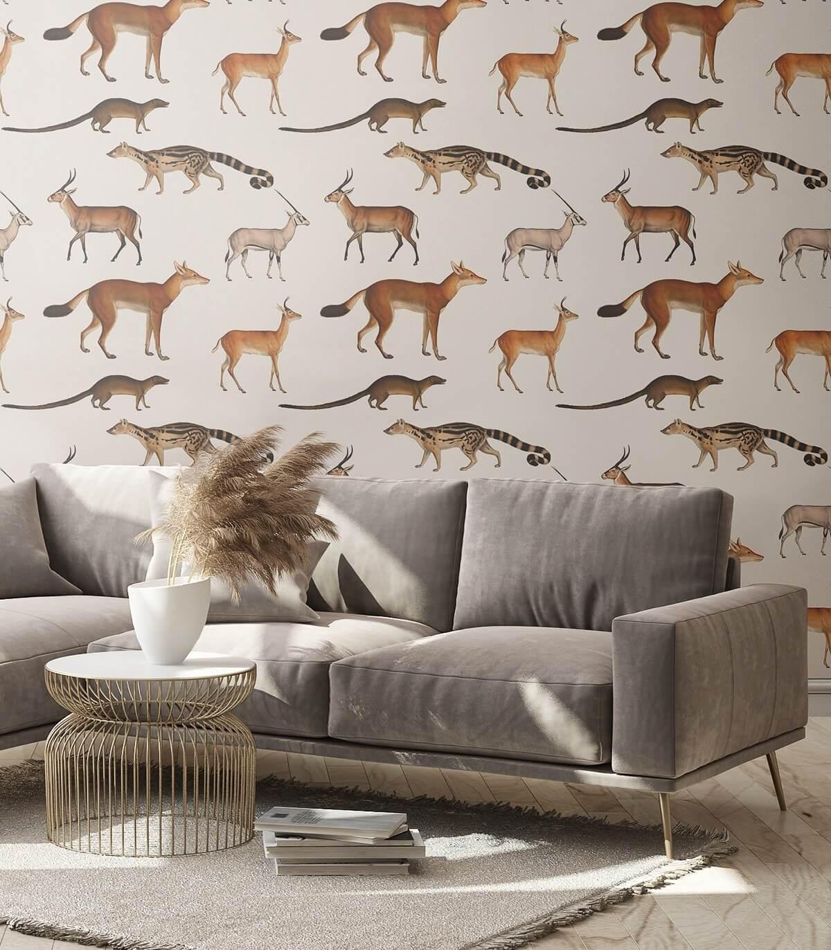 Tapeta FOREST ANIMALS Wallcolors    Eye on Design