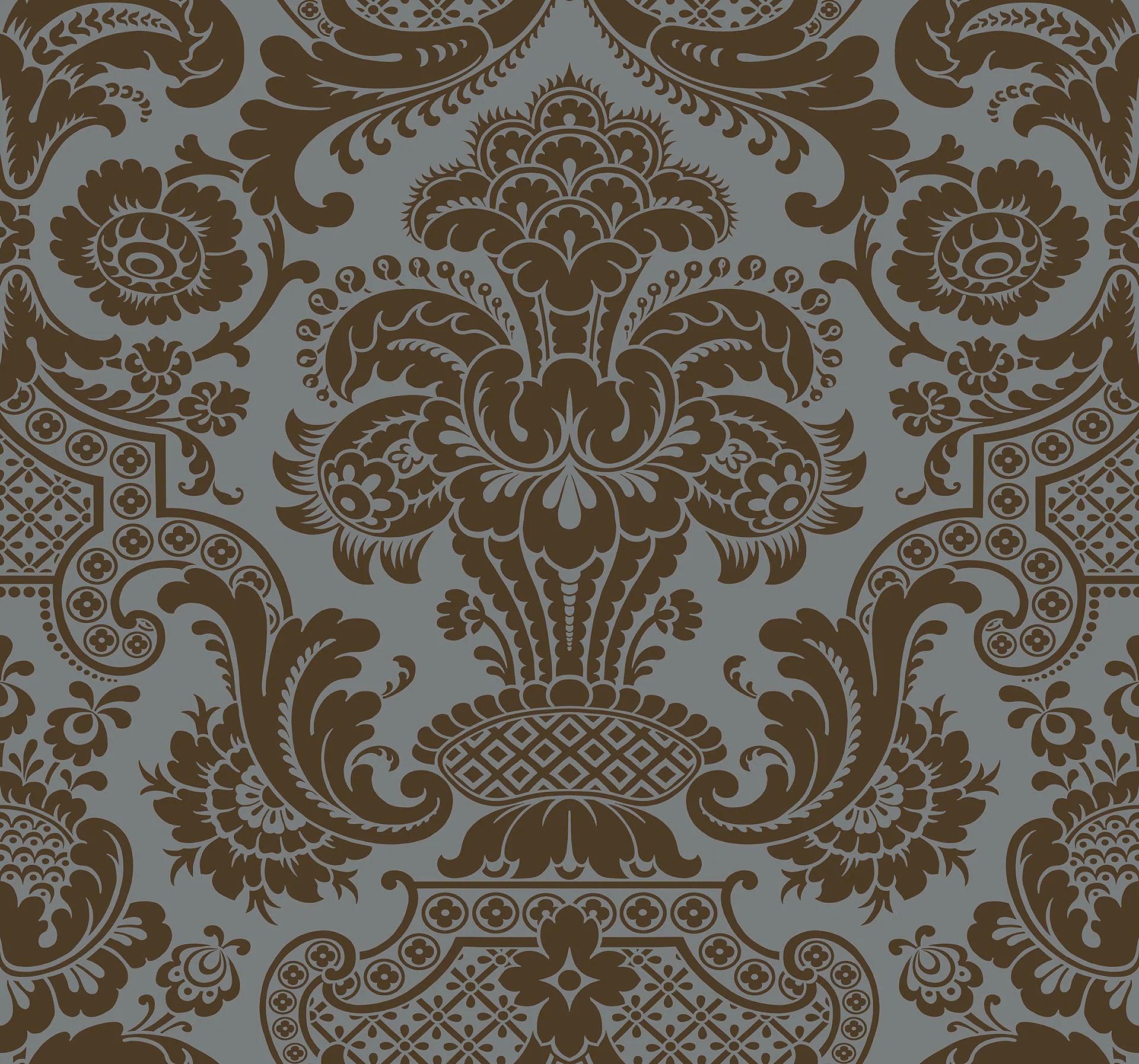 Tapeta MARIINSKY DAMASK - Carmen brązowy Cole & Son    Eye on Design