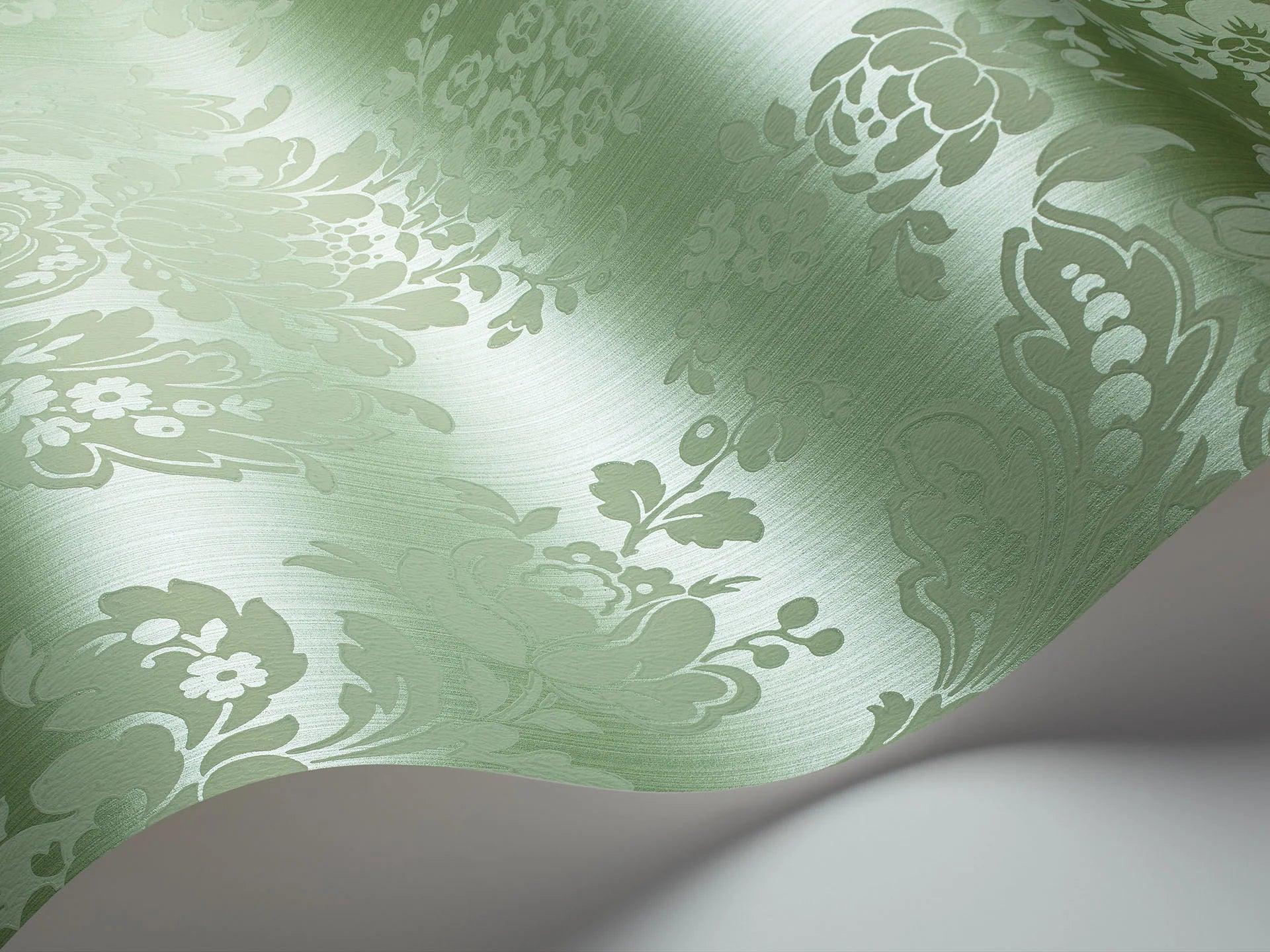 Tapeta MARIINSKY DAMASK - Giselle jasna zieleń Cole & Son    Eye on Design