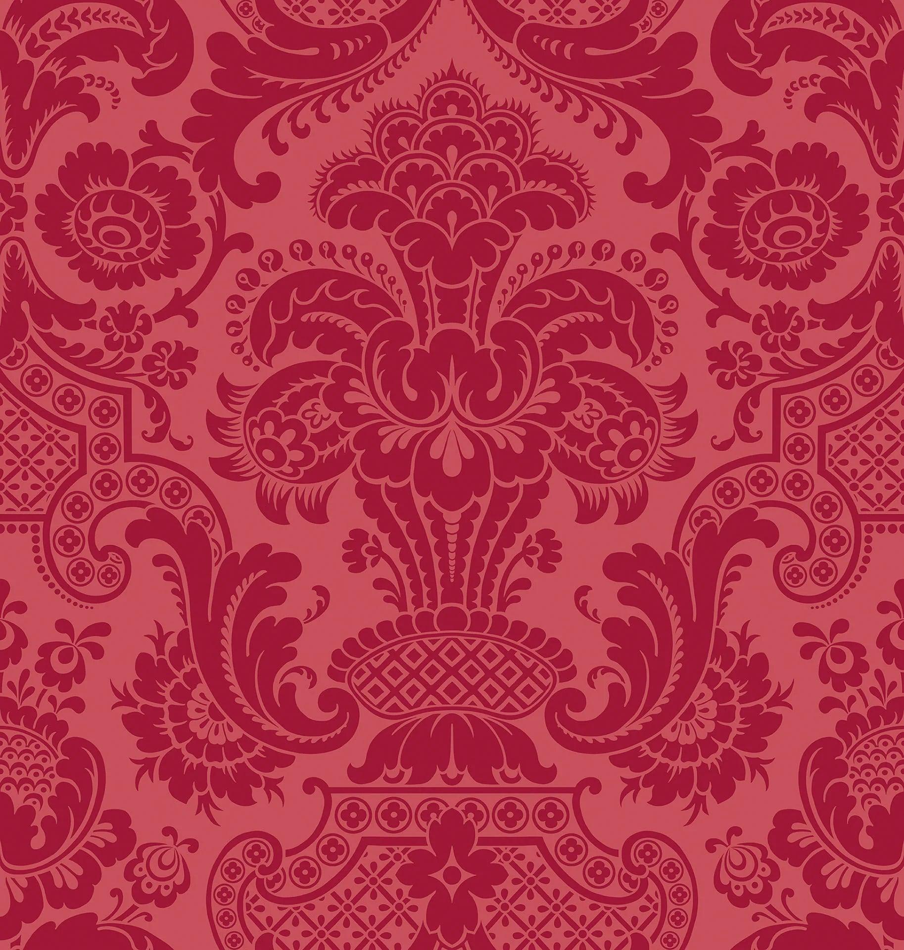 Tapeta MARIINSKY DAMASK - Petrouchka czerwony Cole & Son    Eye on Design