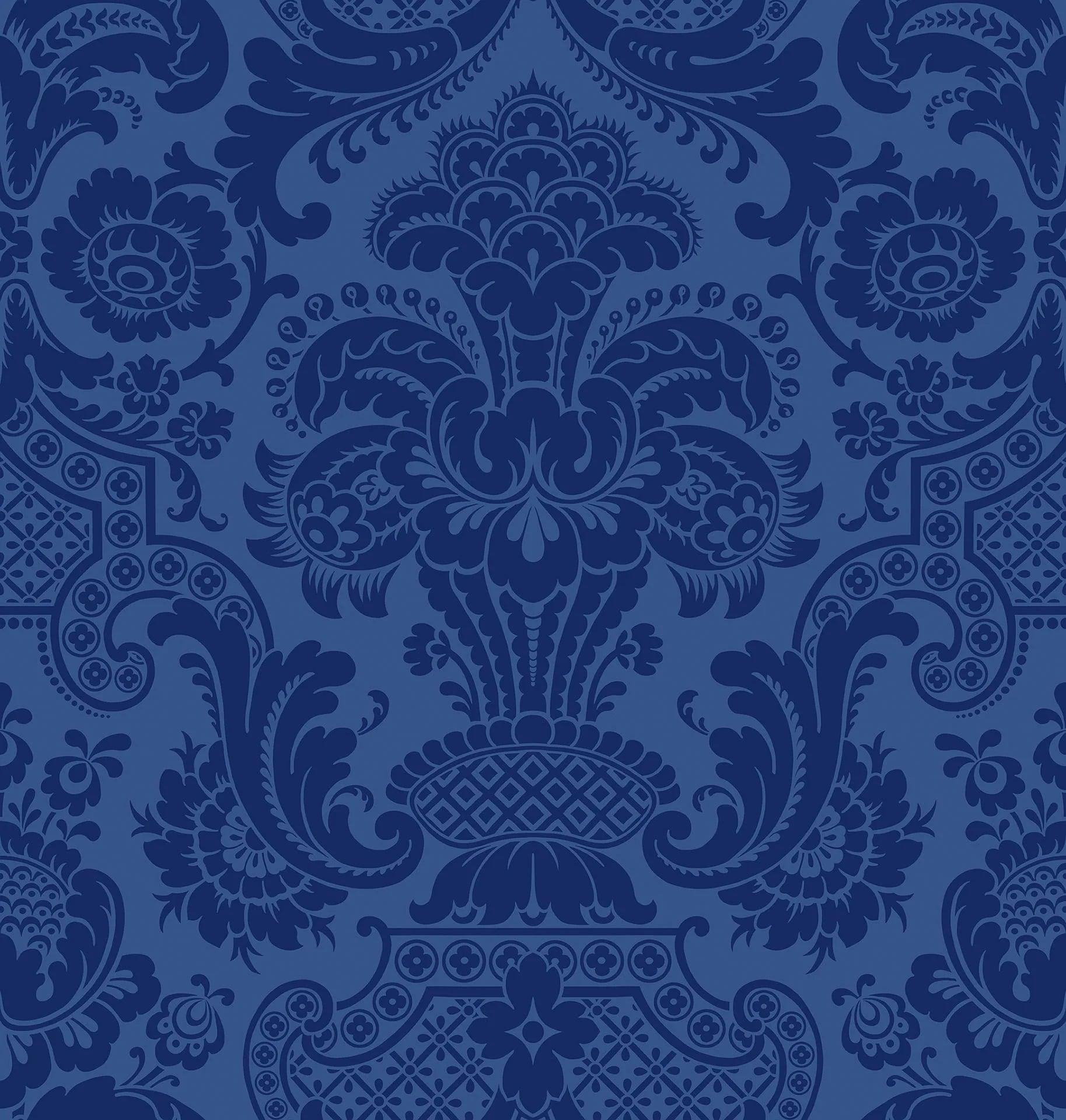 Tapeta MARIINSKY DAMASK - Petrouchka niebieski Cole & Son    Eye on Design