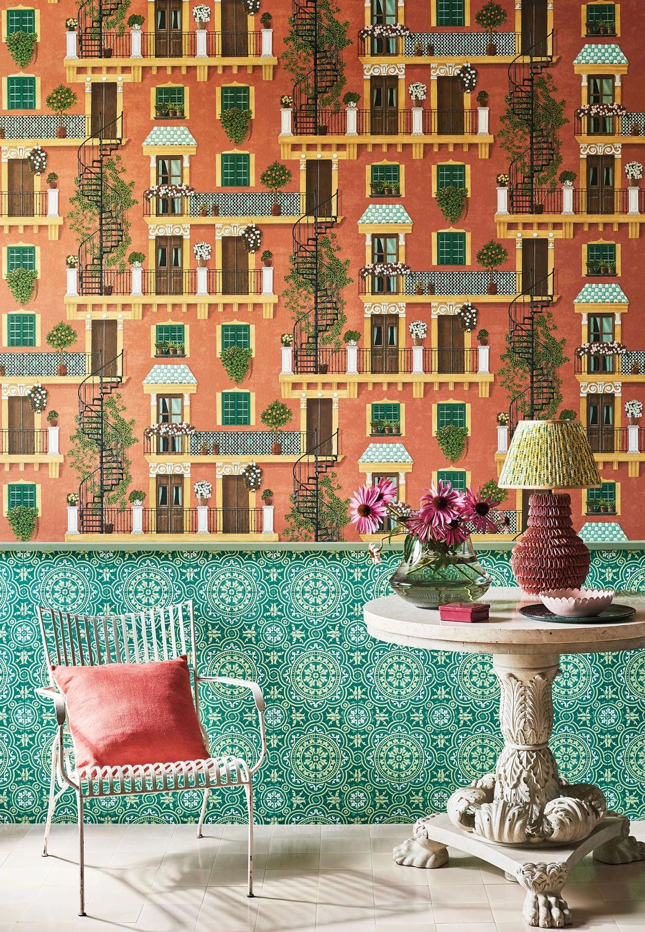 Tapeta SEVILLE - Piccadilly zielony Cole & Son    Eye on Design