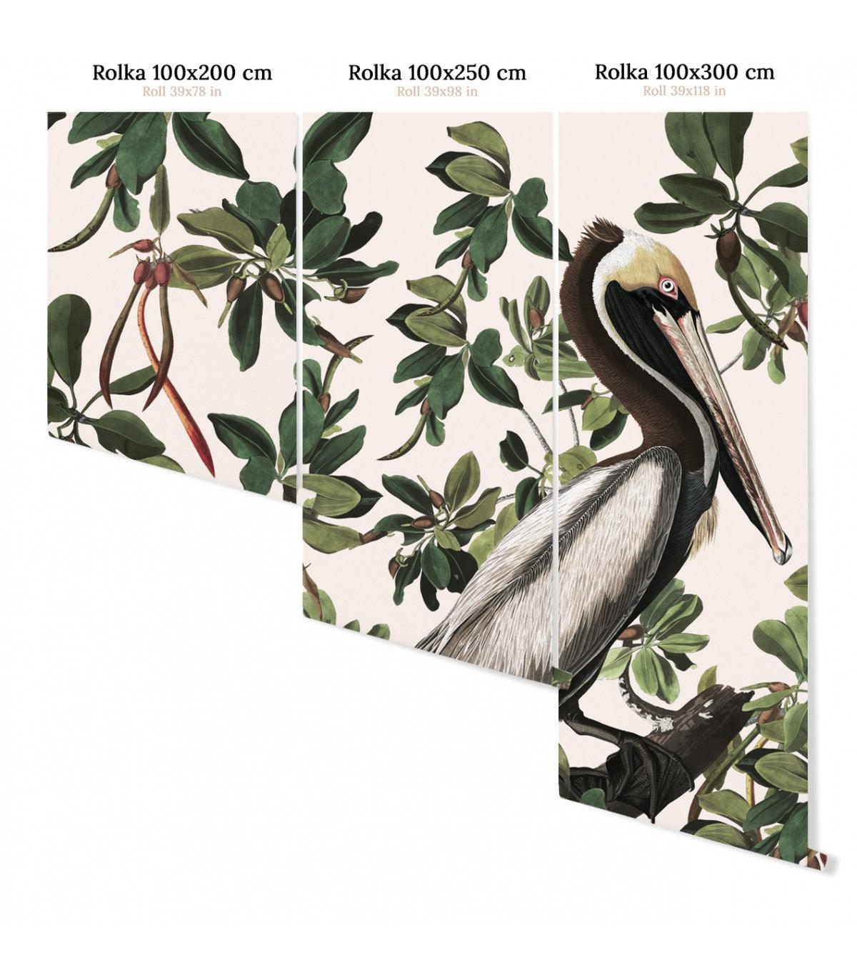 Tapeta SPRING PELICANS Wallcolors    Eye on Design