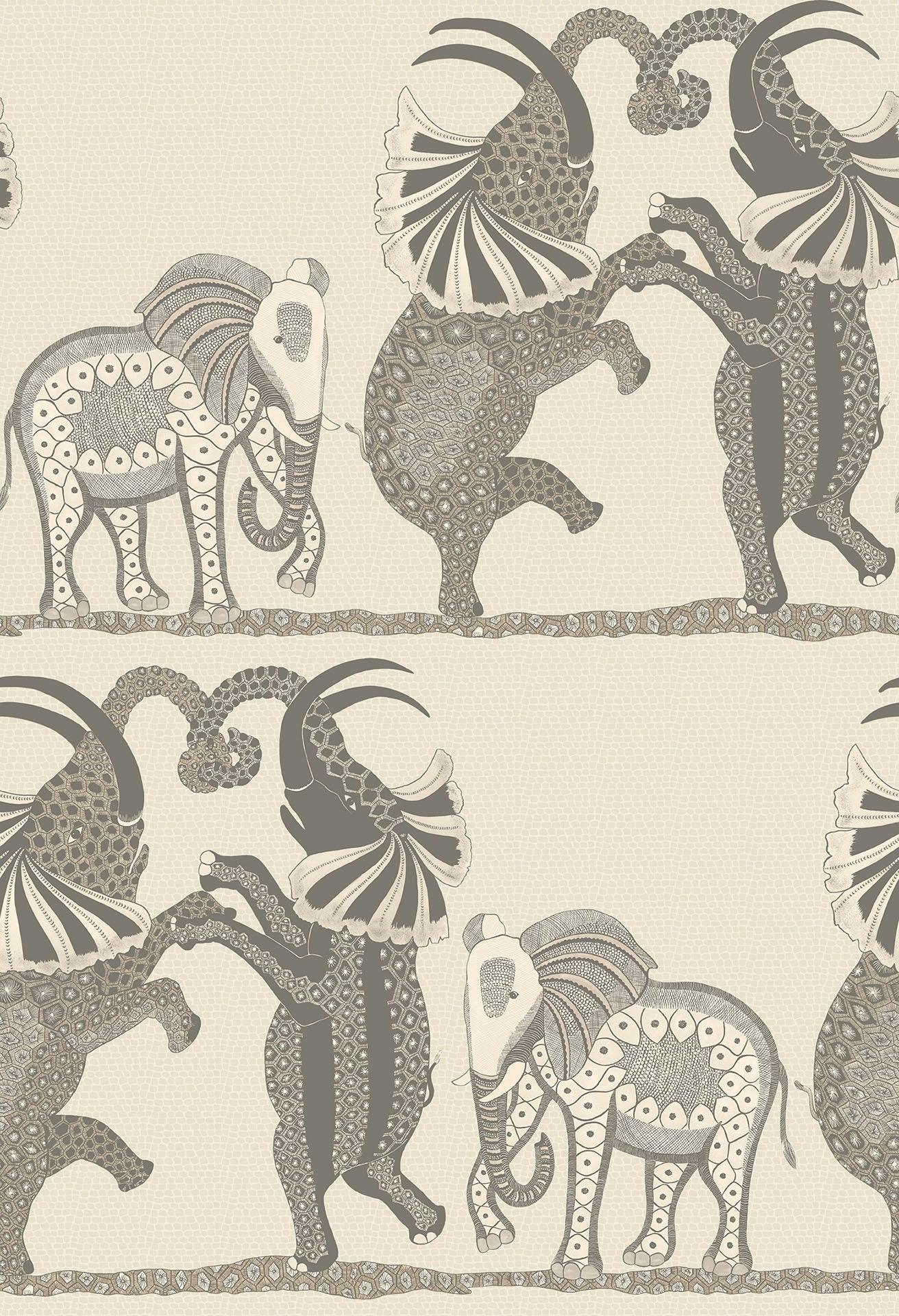 Tapeta THE ARDMORE COLLECTION - Safari Dance kremowy Cole & Son    Eye on Design