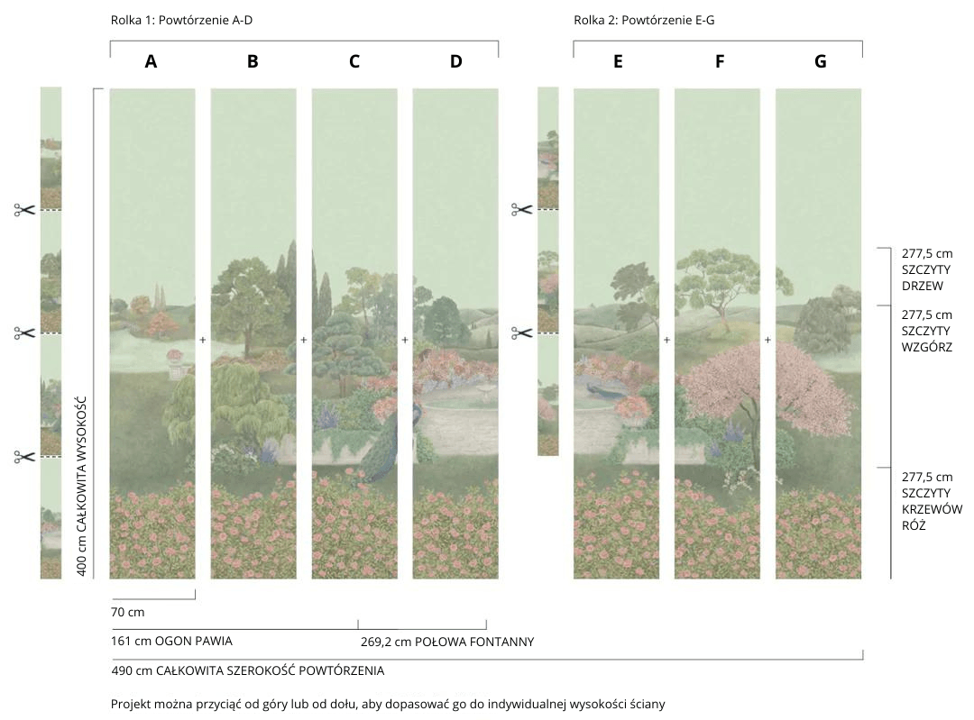 Tapeta THE GARDENS - Idyll ochra Cole & Son    Eye on Design