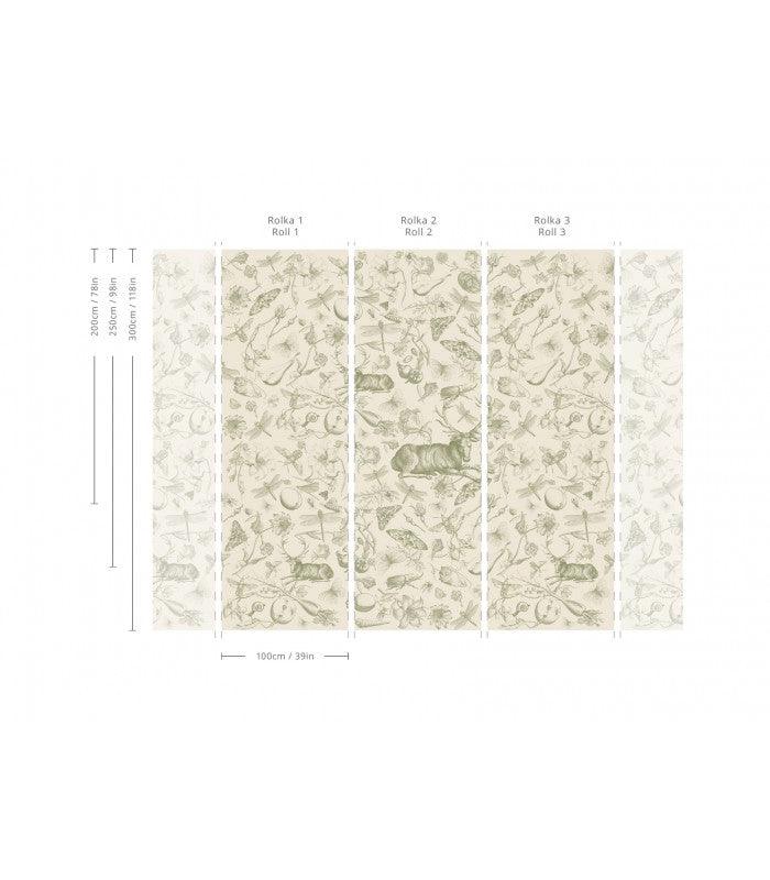 Tapeta VINTAGE BOTANIC zielony Wallcolors    Eye on Design