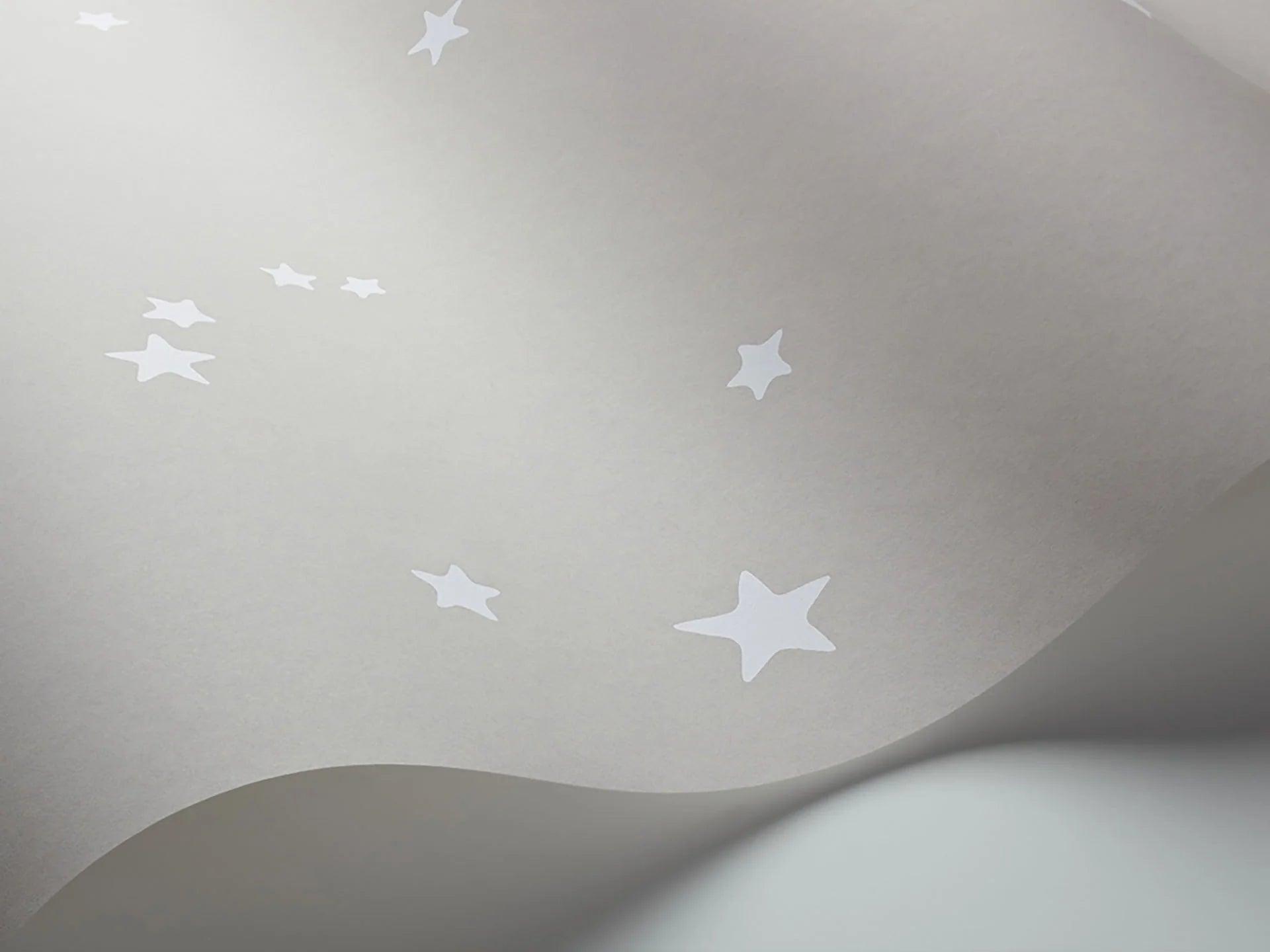 Tapeta WHIMSICAL - Stars biały na beżu Cole & Son    Eye on Design
