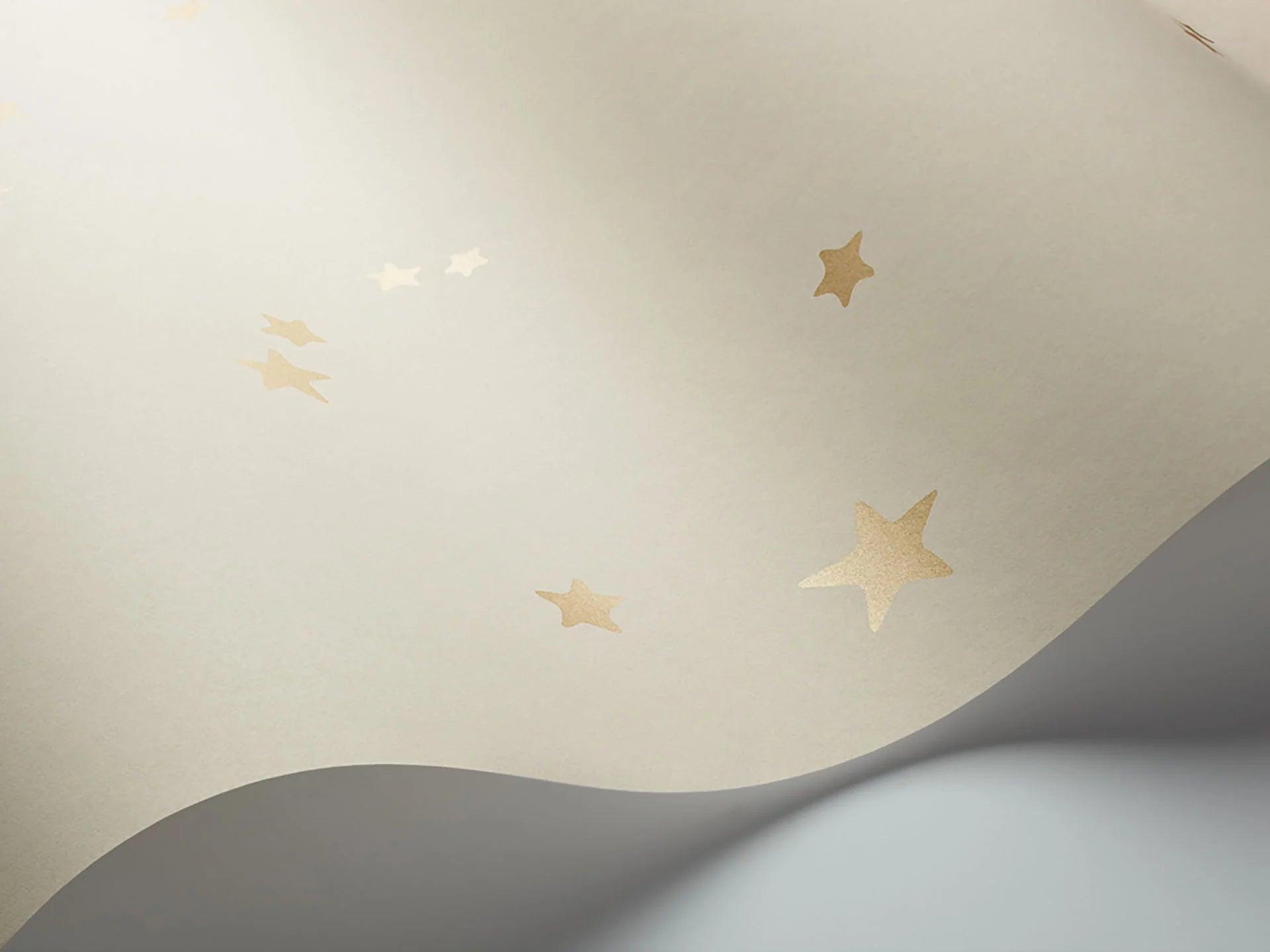 Tapeta WHIMSICAL - Stars złoto na beżu Cole & Son    Eye on Design