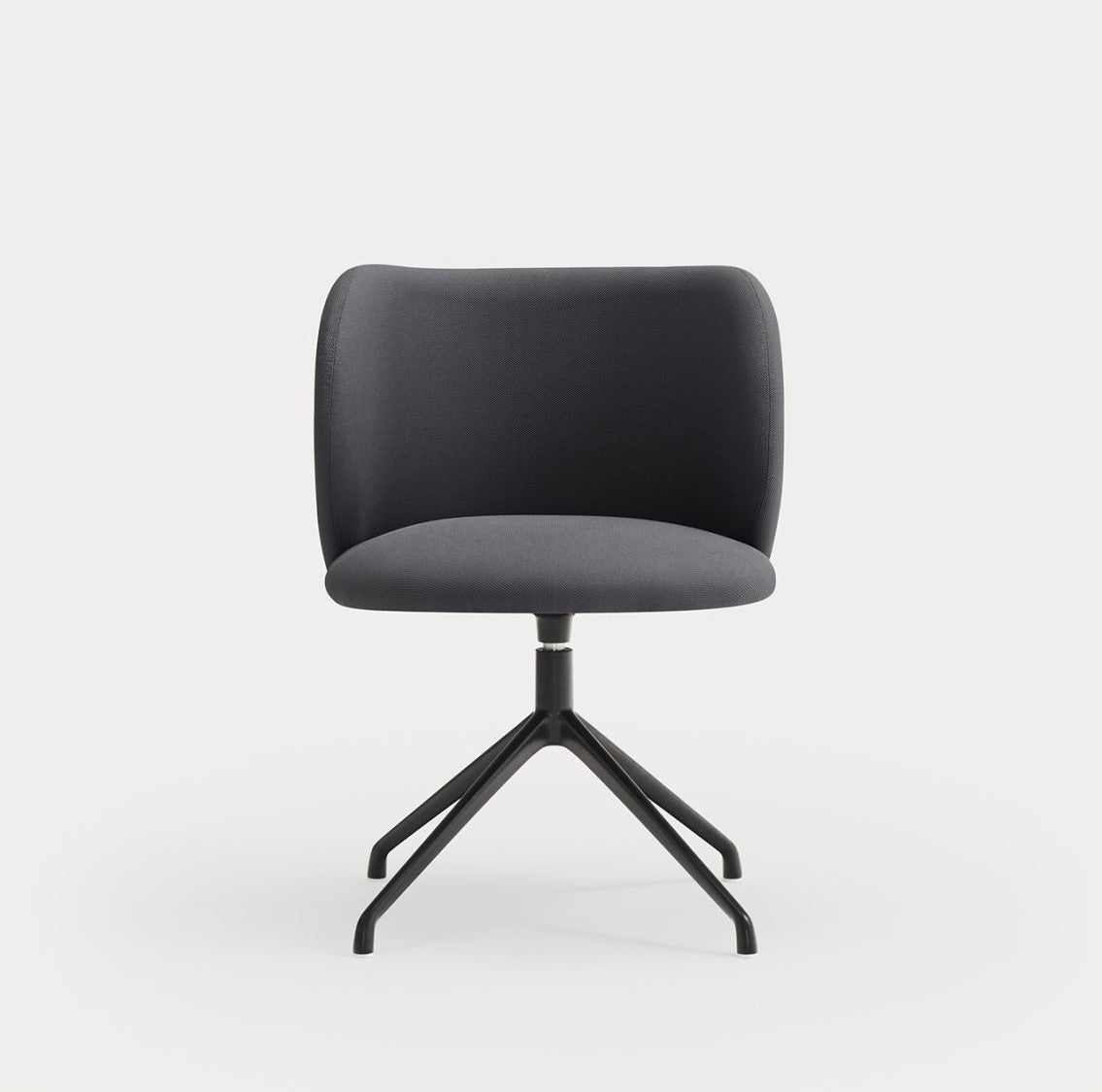 Krzesło obrotowe MOGI ciemnoszary z czarną podstawą Teulat    Eye on Design
