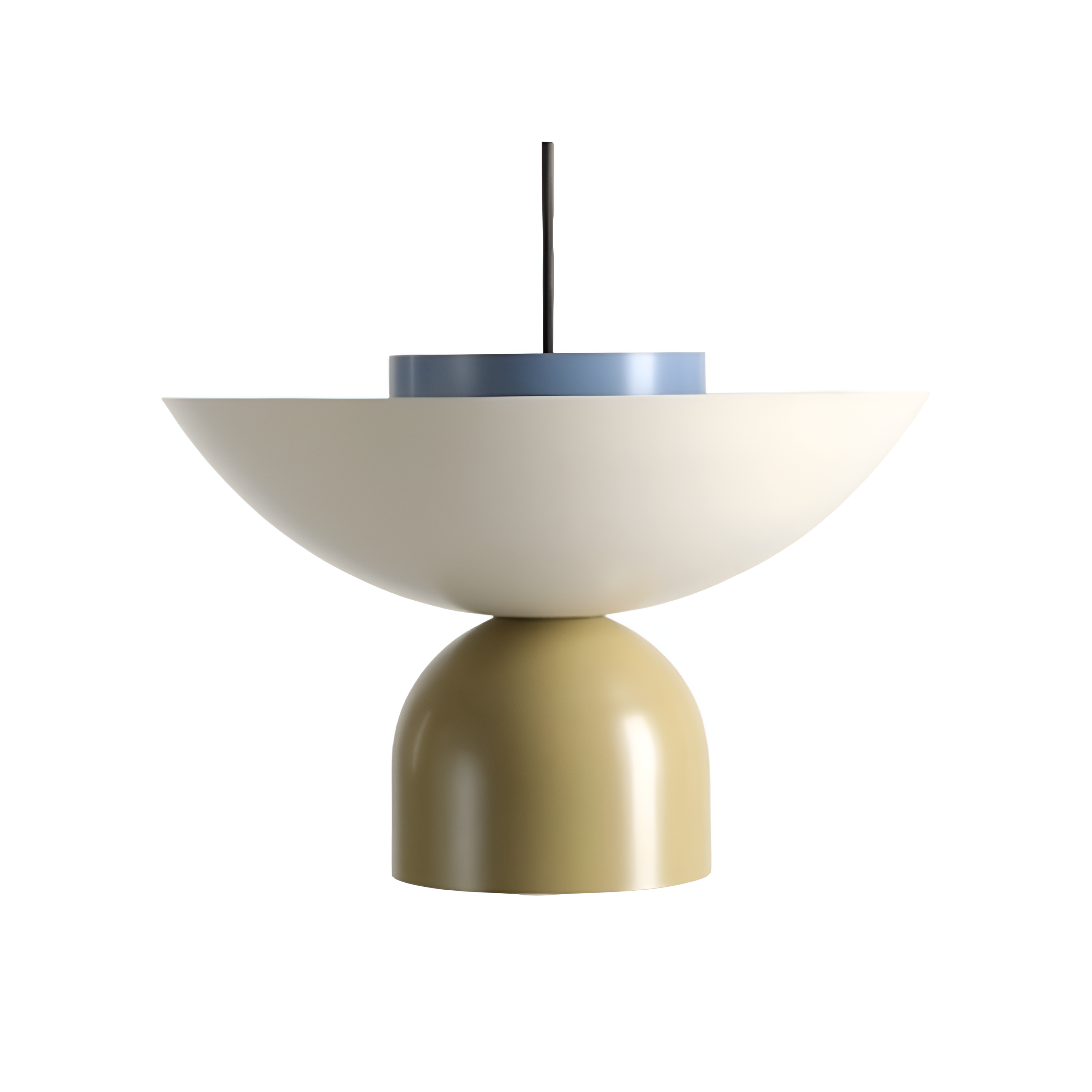 Lampa wisząca ILIA kremowy z pistacjowym