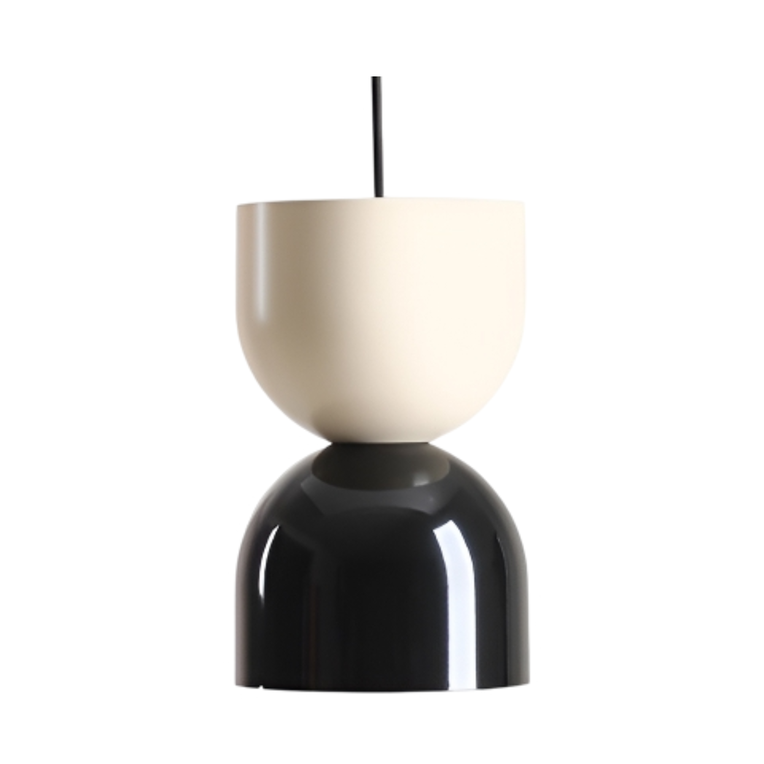 Lampa wisząca LUI kremowy z czarnym