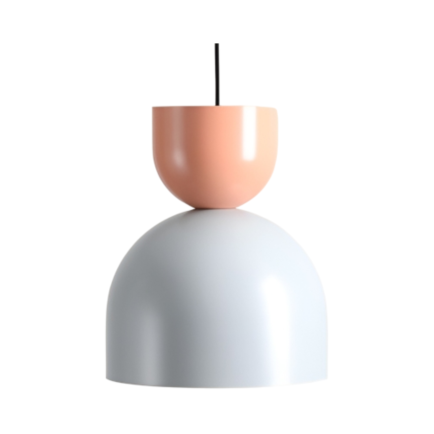 Lampa wisząca LEI koralowy z szarym