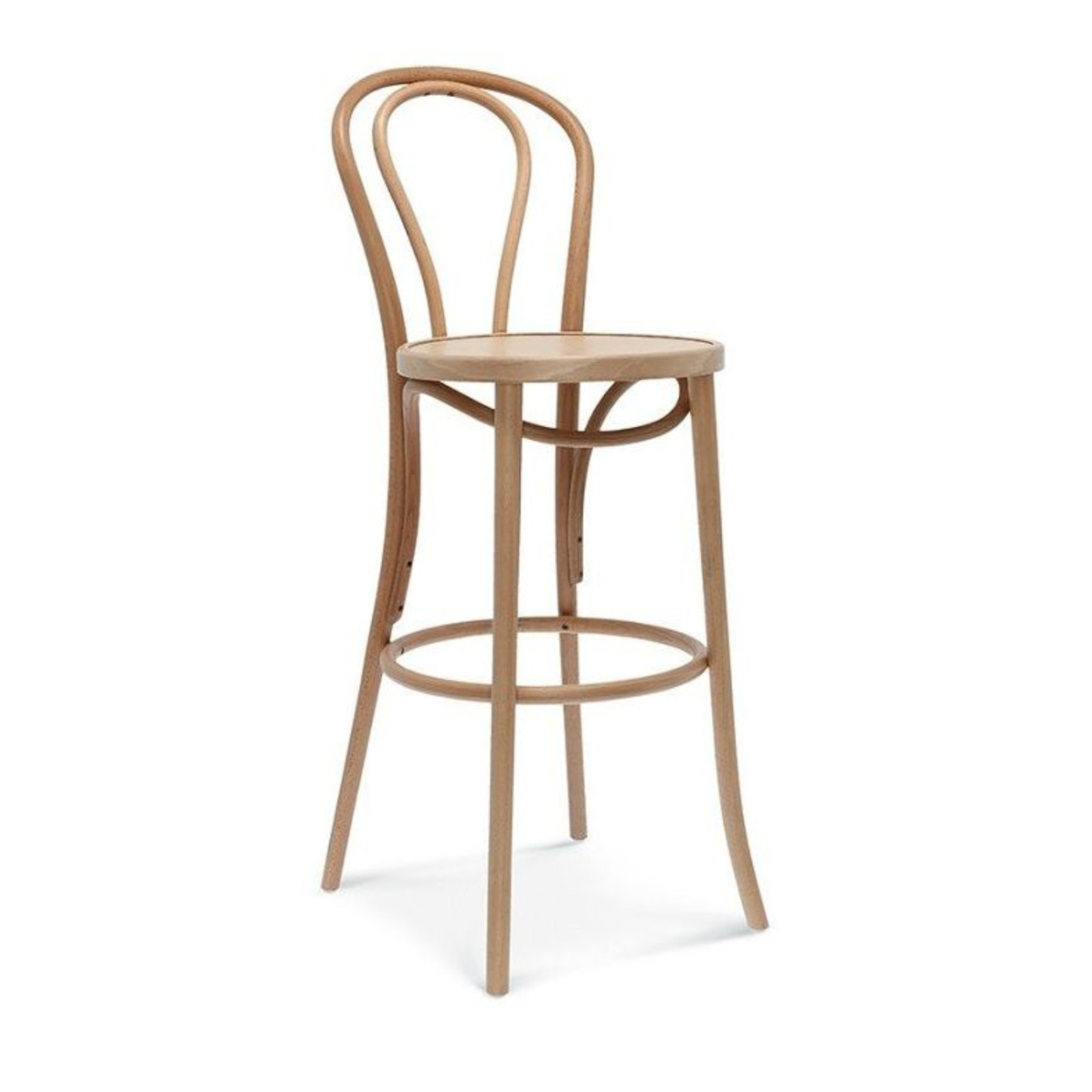 BST-18 Hocker aus Buchenholz