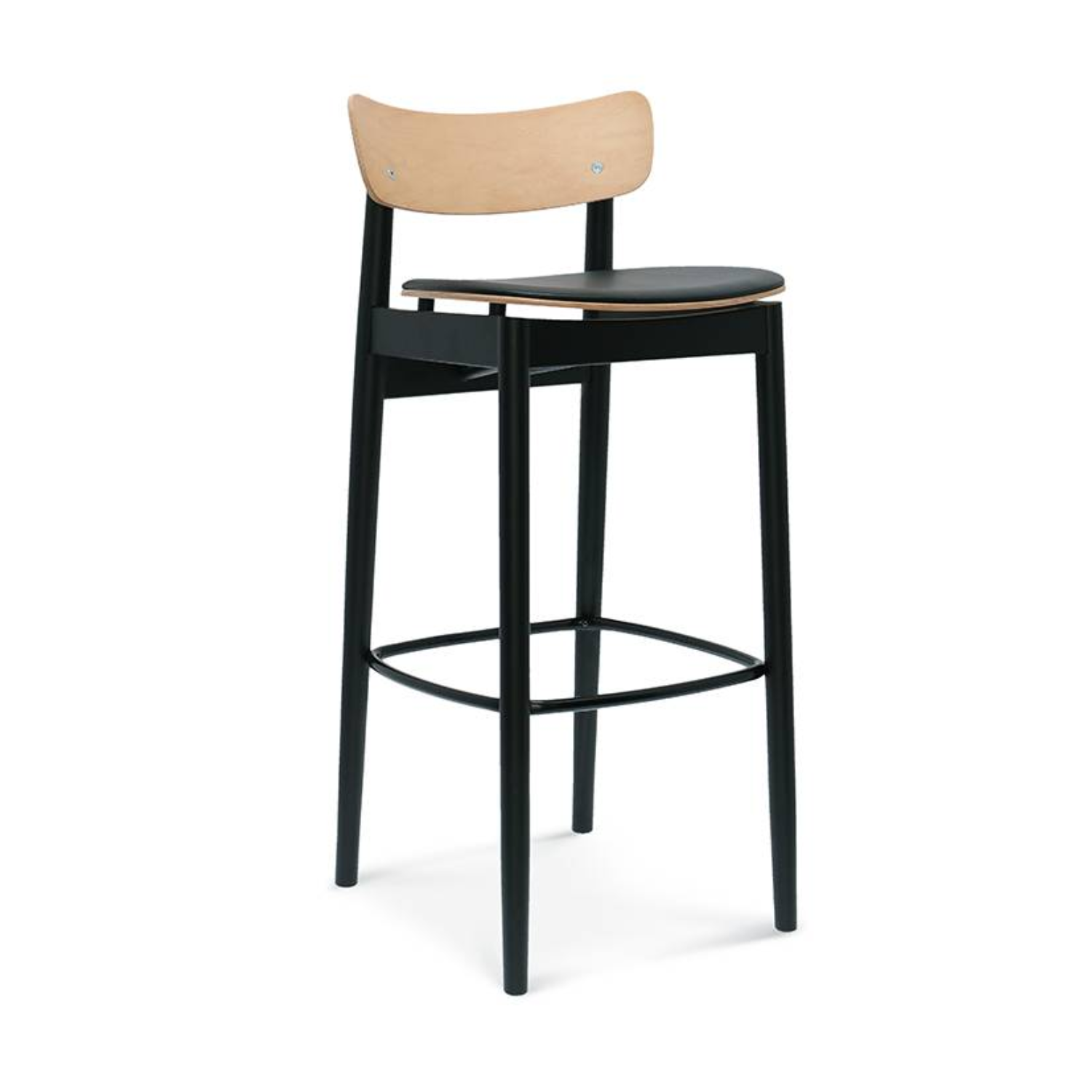 NOPP BST-1803 Hocker aus Buchenholz