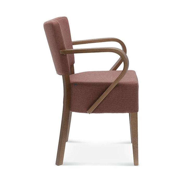 Krzesło z podłokietnikami TULIP.2 B-9608/1 lite drewno bukowe Fameg    Eye on Design