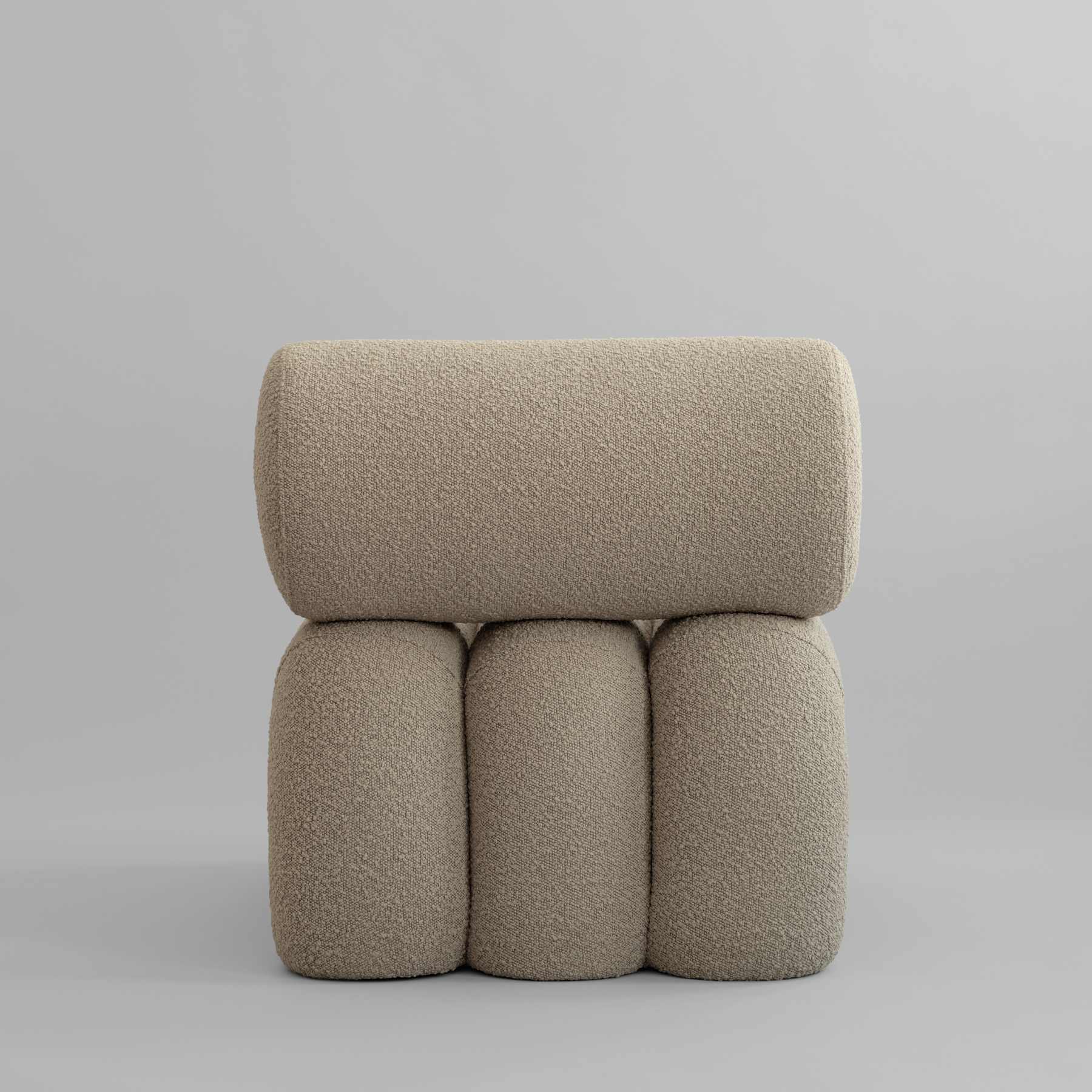 Fotel FOKU piaskowy boucle