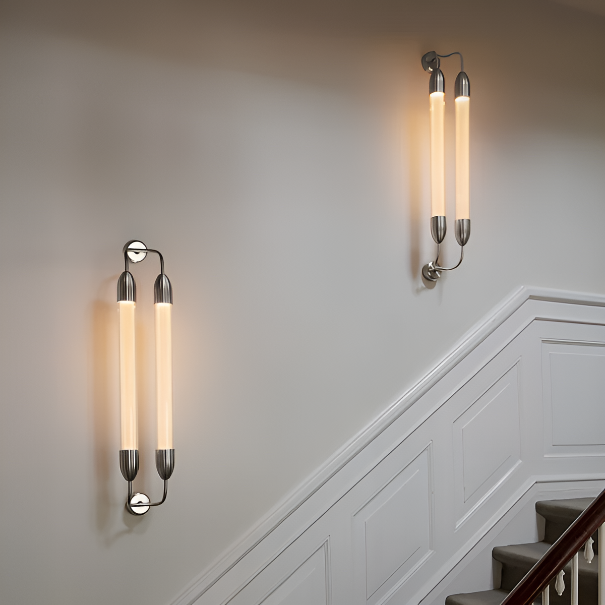 Lampa ścienna dwupunktowa LEMON SQUEEZE DOUBLE srebrny