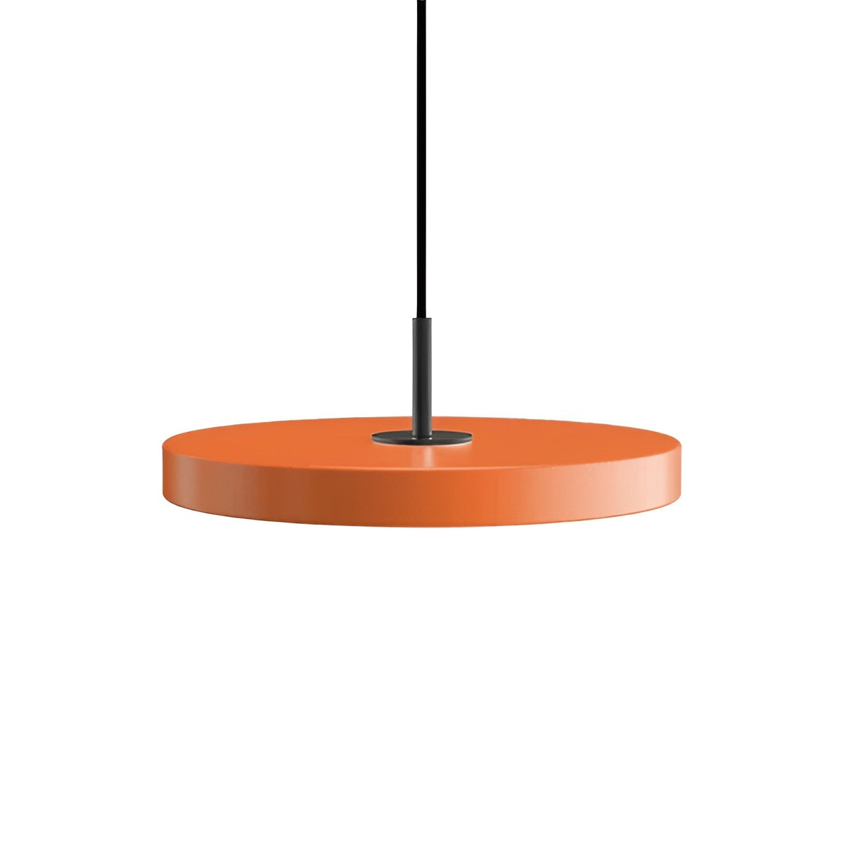 Lampa wisząca ASTERIA PLUS pomarańczowy z czarną wstawką