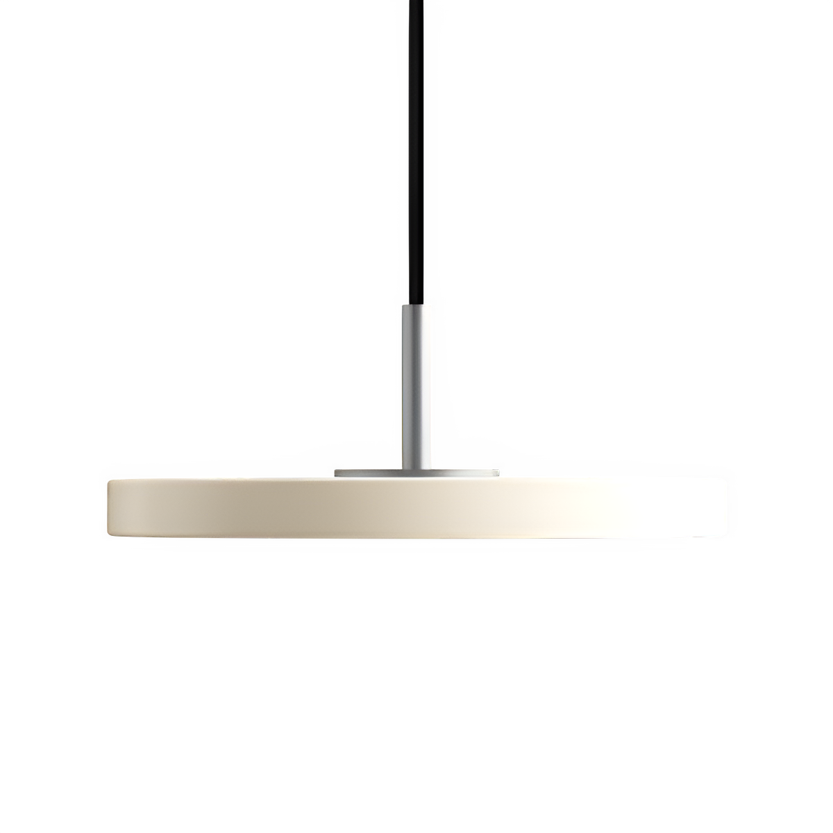 Lampa wisząca ASTERIA MICRO perłowy ze srebrną wstawką