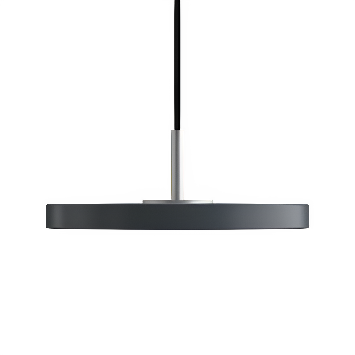 Lampa wisząca ASTERIA MICRO antracytowy ze srebrną wstawką
