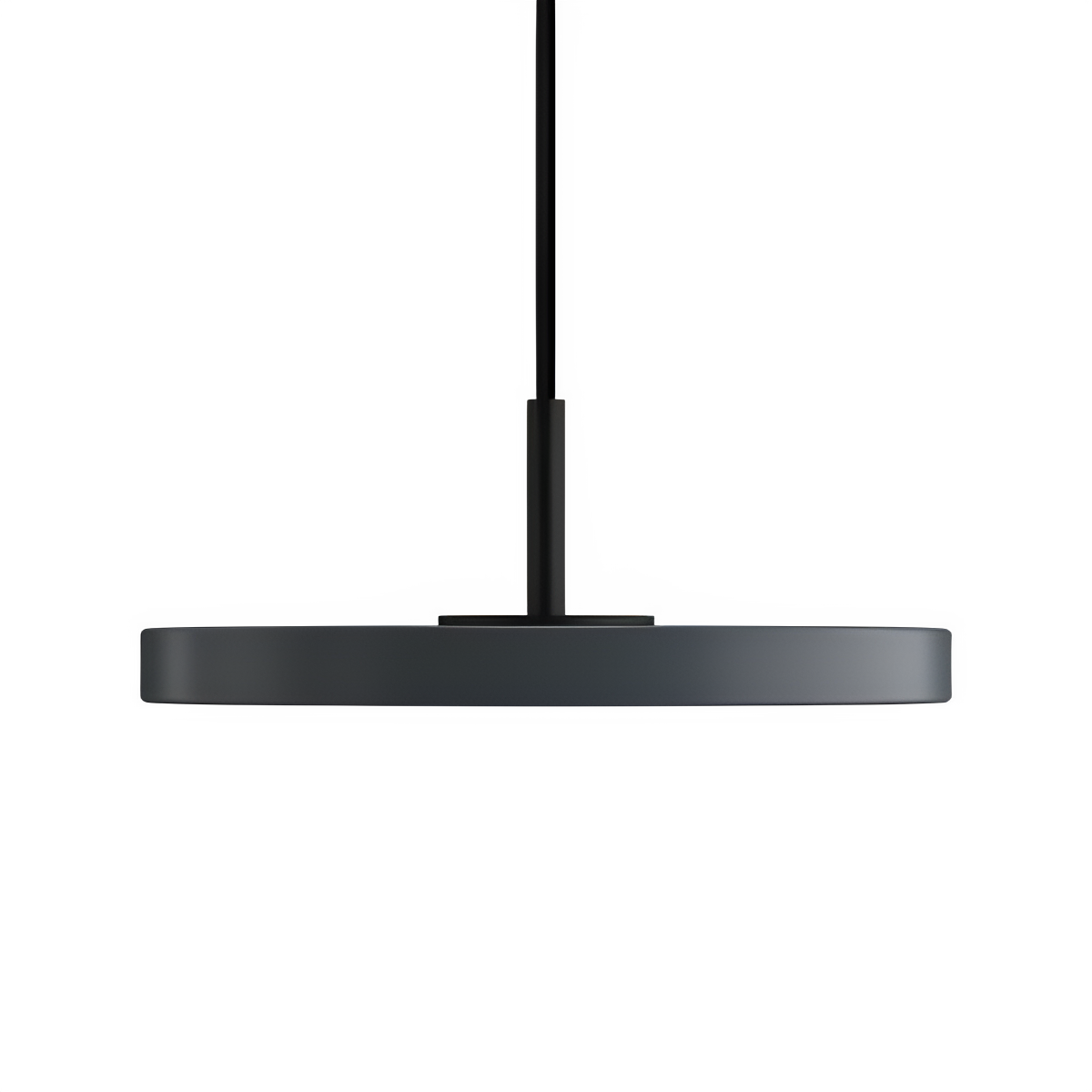Lampa wisząca ASTERIA MICRO antracytowy z czarną wstawką