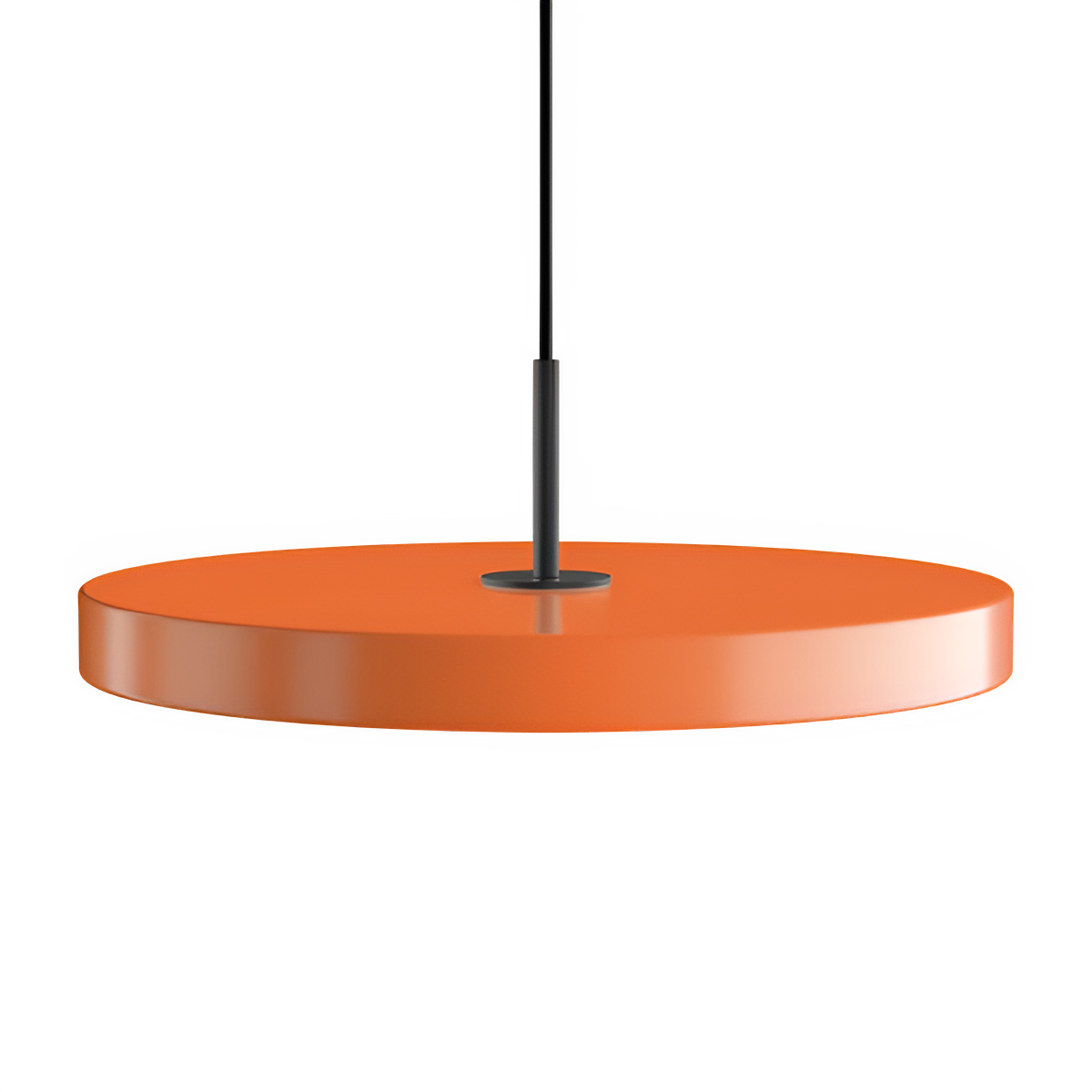Lampa wisząca ASTERIA PLUS pomarańczowy z czarną wstawką