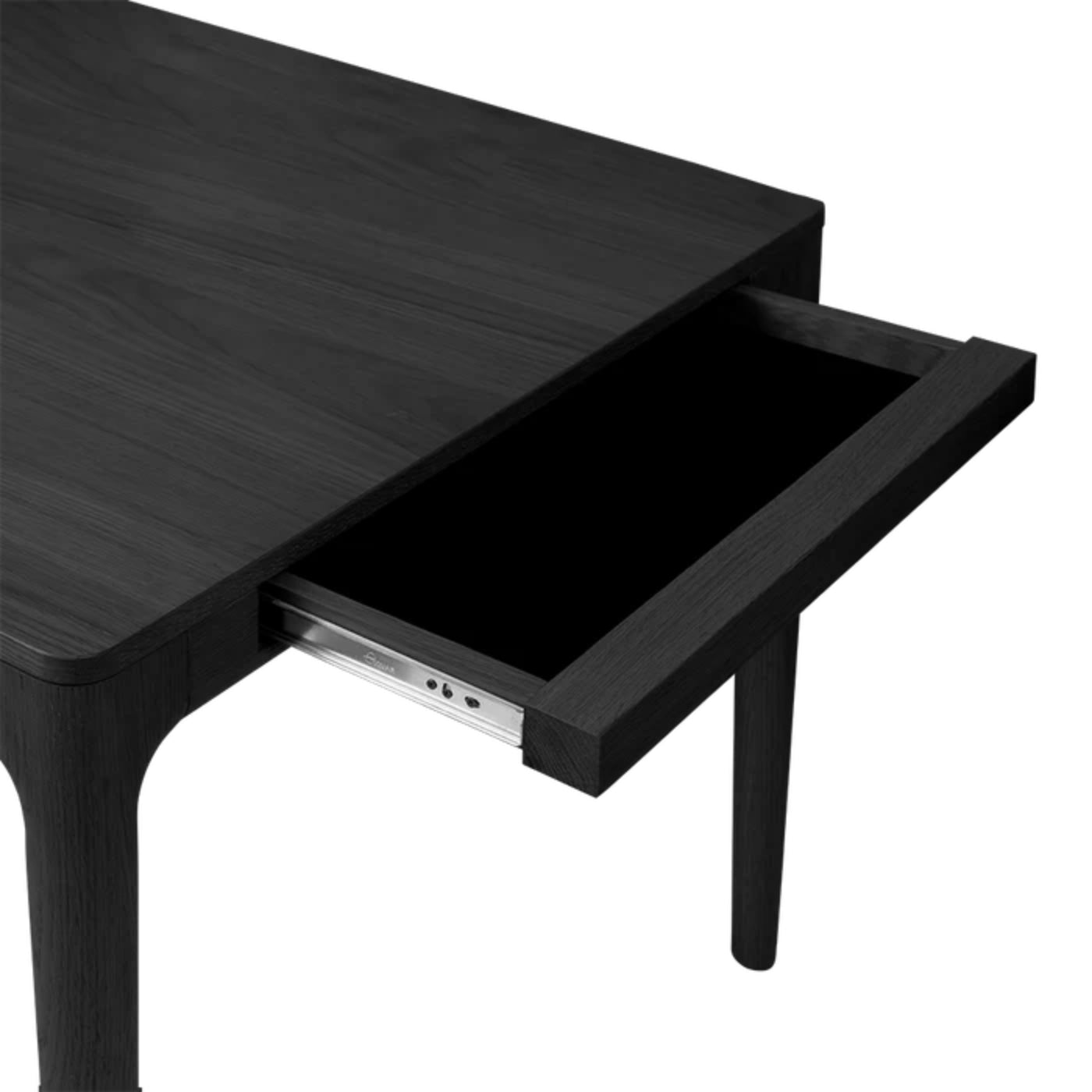 HEART'N'SOUL extendable table black oak