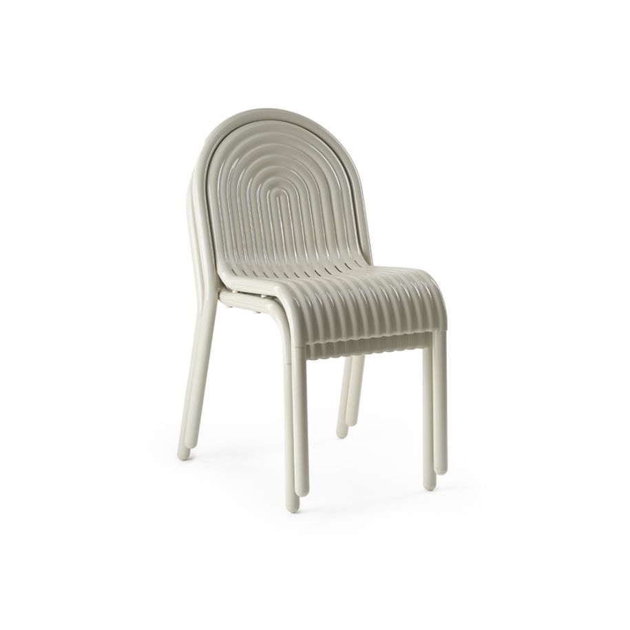 Groove external chair broken white