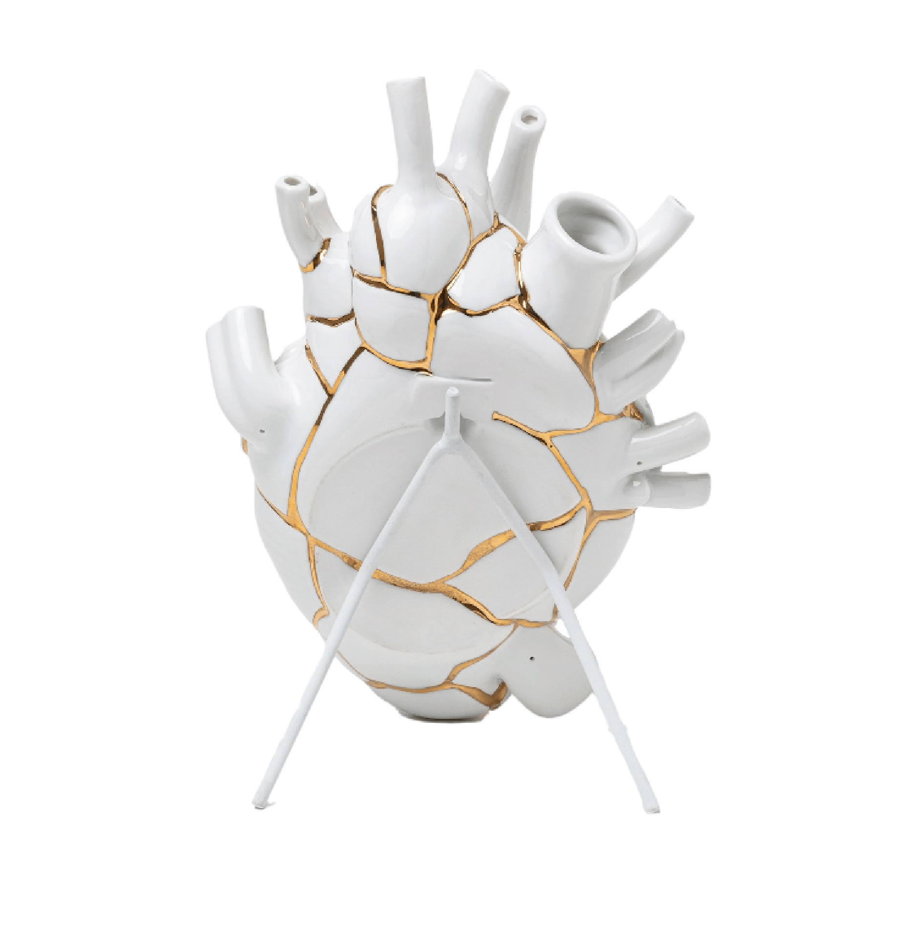 Wazon KINTSUGI LOVE IN BLOOM porcelanowy Seletti    Eye on Design