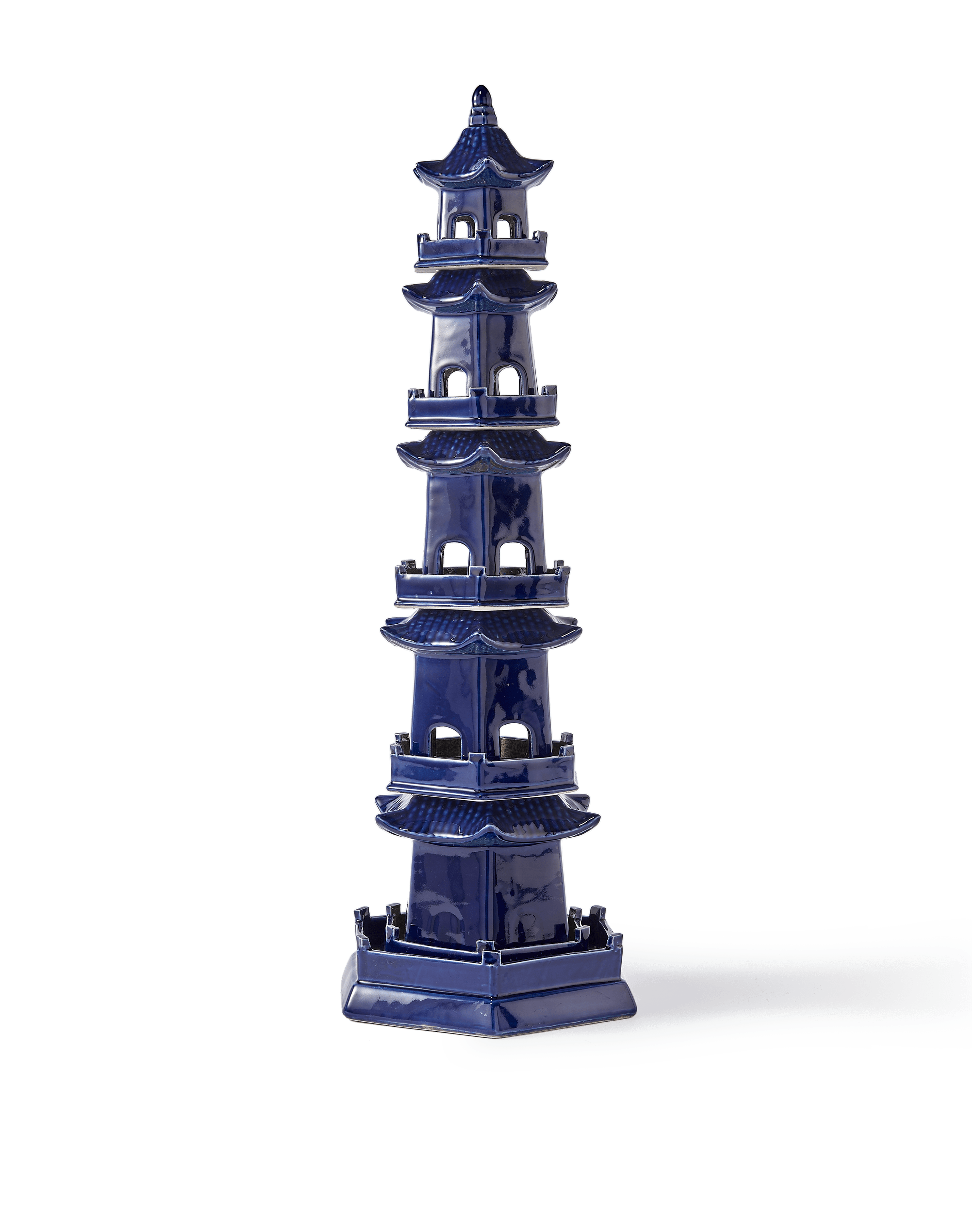 Wazon PAGODA granatowy Pols Potten    Eye on Design