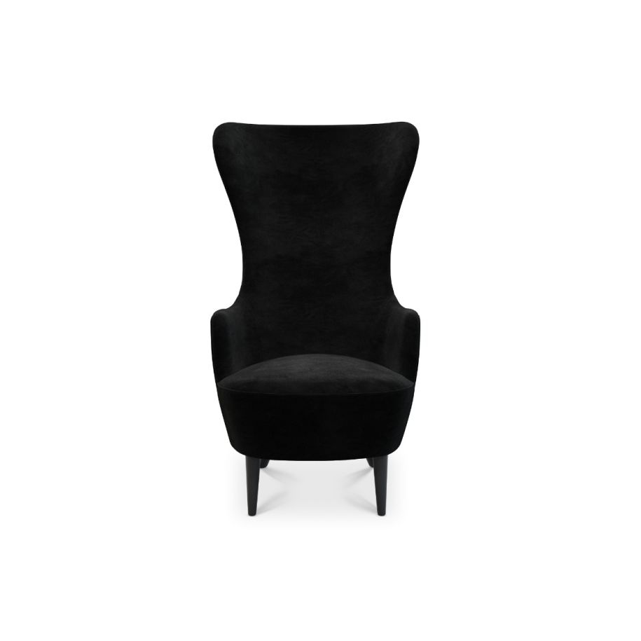 Wingback Upholstered armchair [Julia]