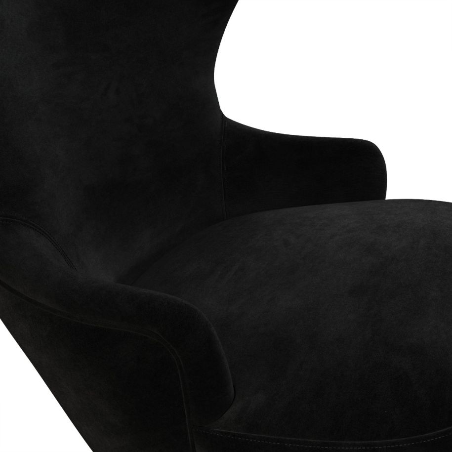 Wingback Micro Upholstered armchair [Julia]