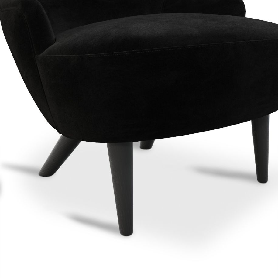 Wingback Micro Upholstered armchair [Julia]